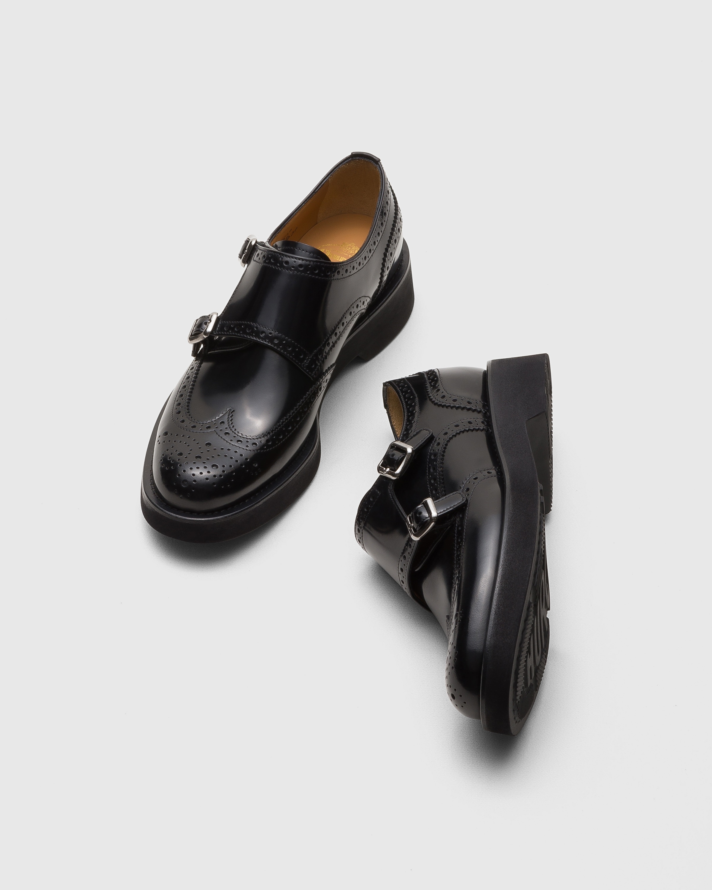 Polished Fumé Monk Strap - 2