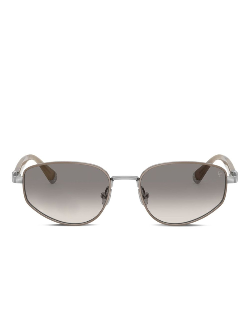 geometric-frame sunglasses 1