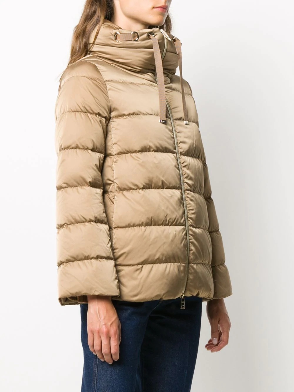 high-neck puffer jacket - 3