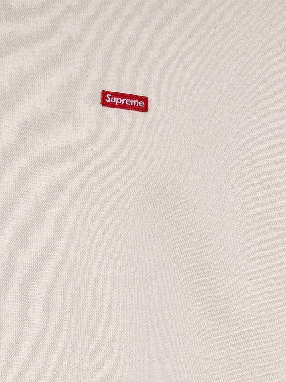 small box logo crewneck sweatshirt - 3