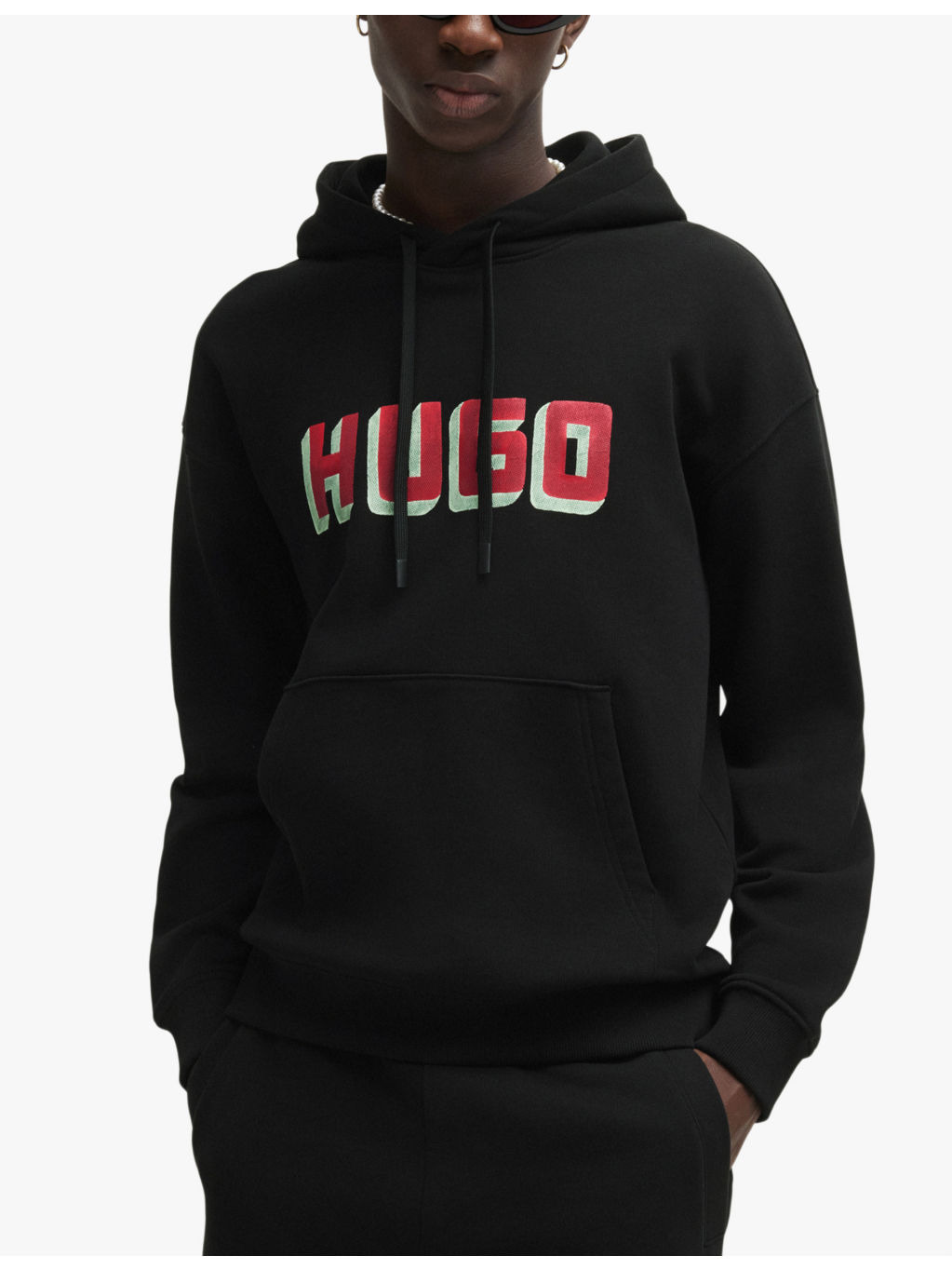 Logo-print relaxed-fit cotton hoody - 3