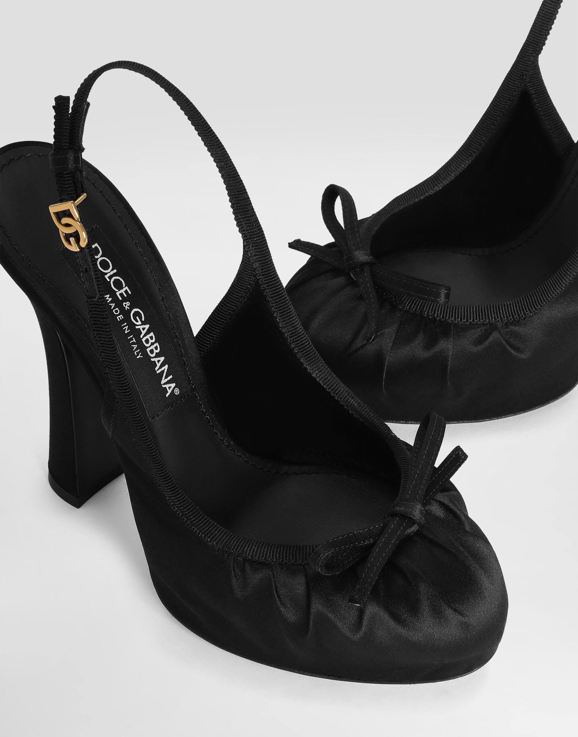 Satin slingbacks - 4