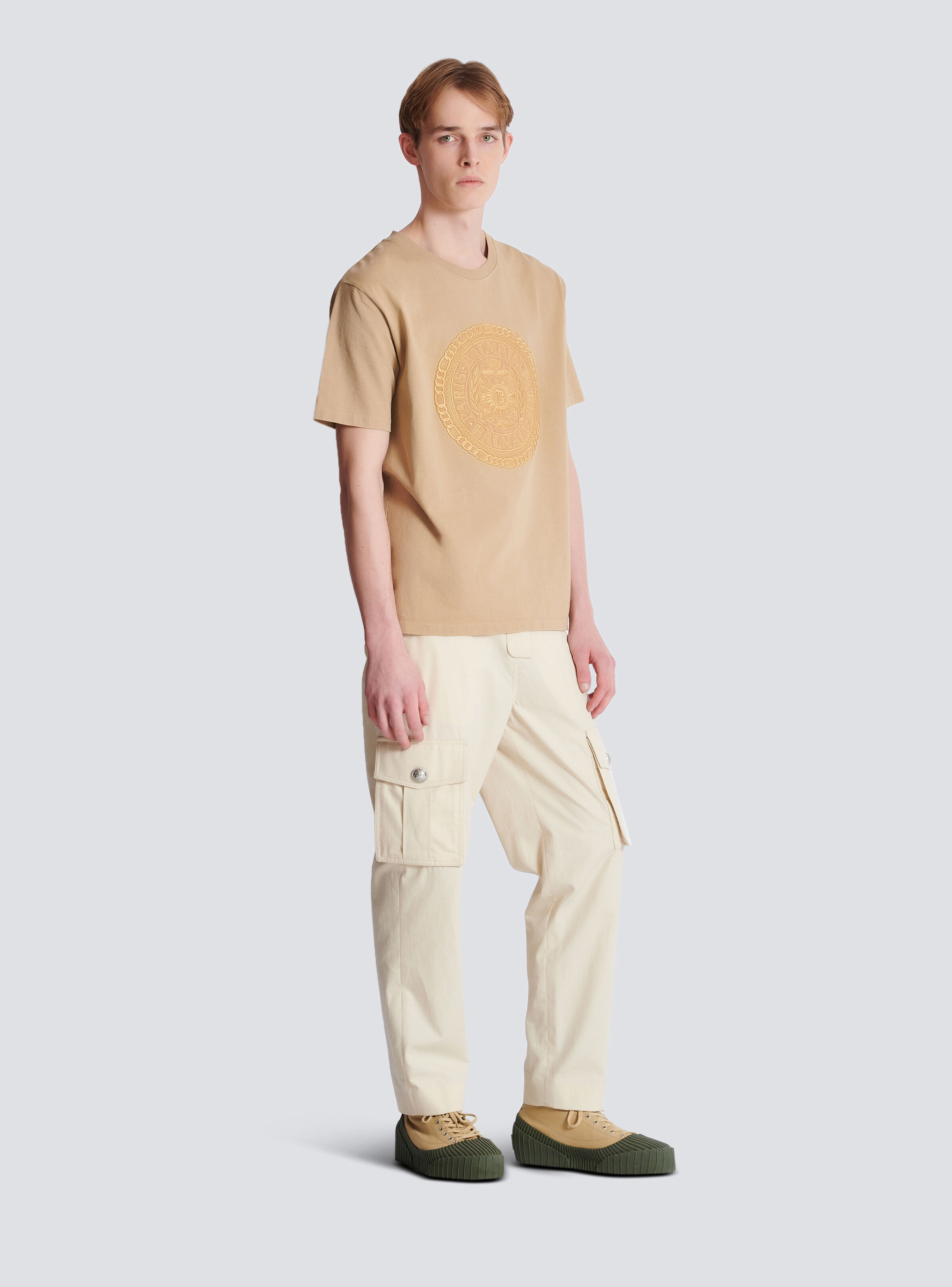 Embroidered Balmain Médaille T-shirt - 3