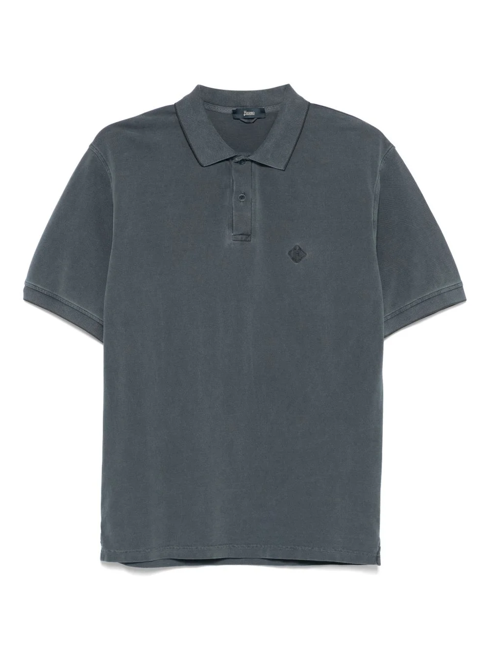 Herno Men Logo Cotton Polo Shirt - 1