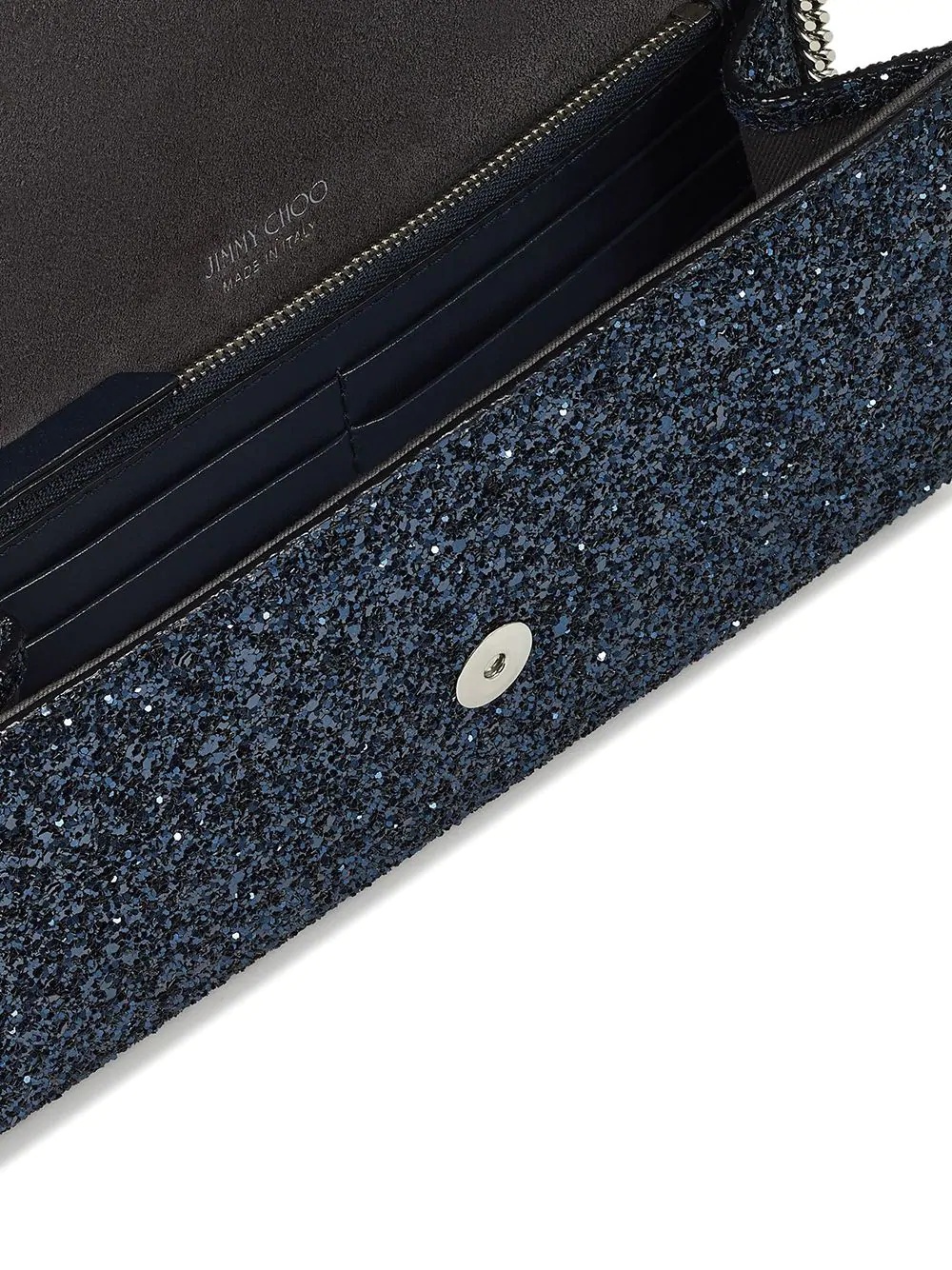 glitter-detail Emmie clutch - 4