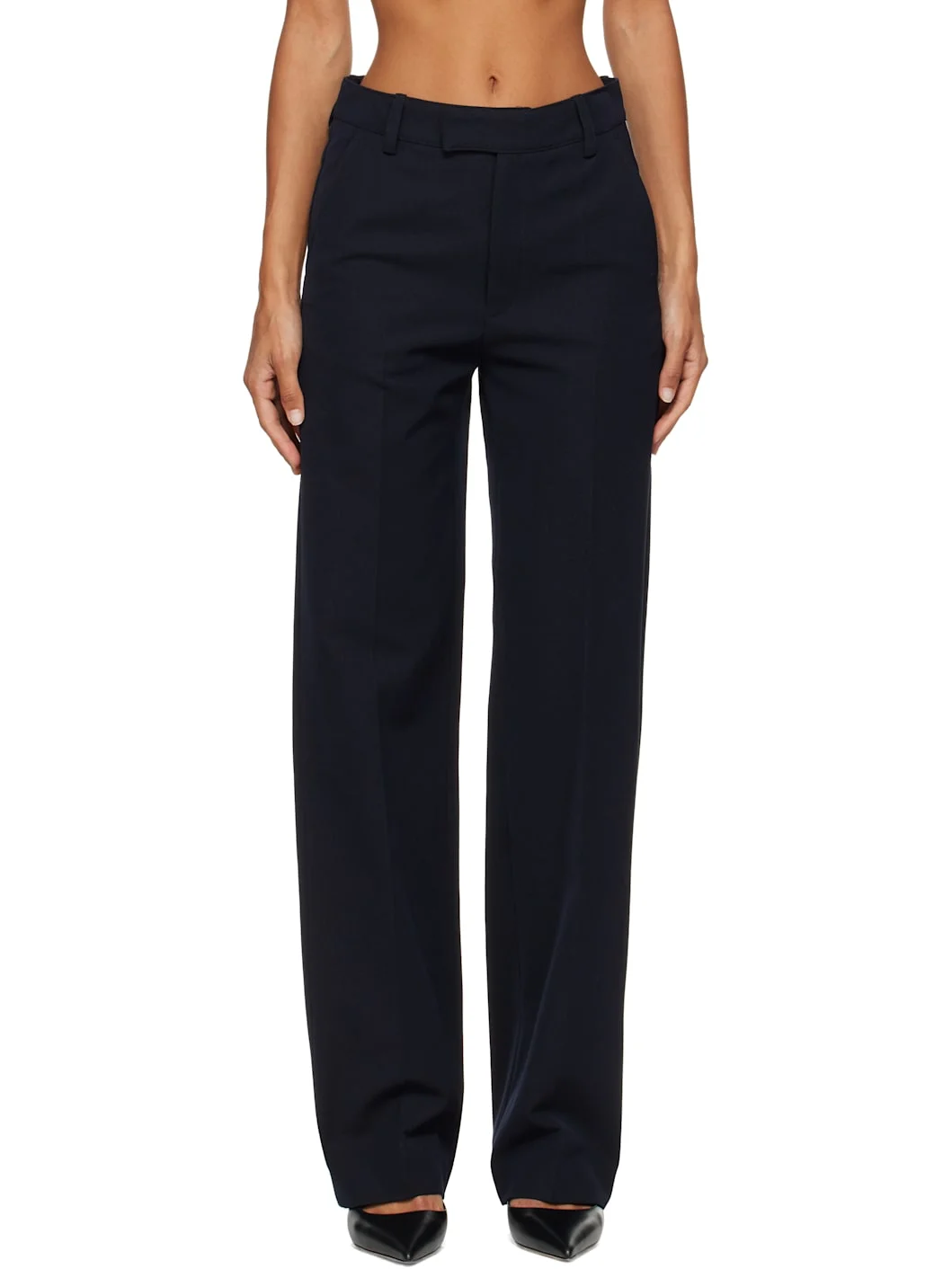 Navy Becky Trousers - 1