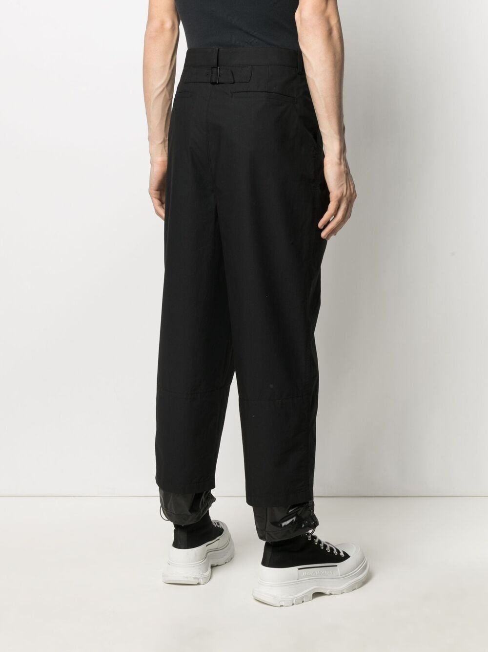 layered-ankle trousers - 4