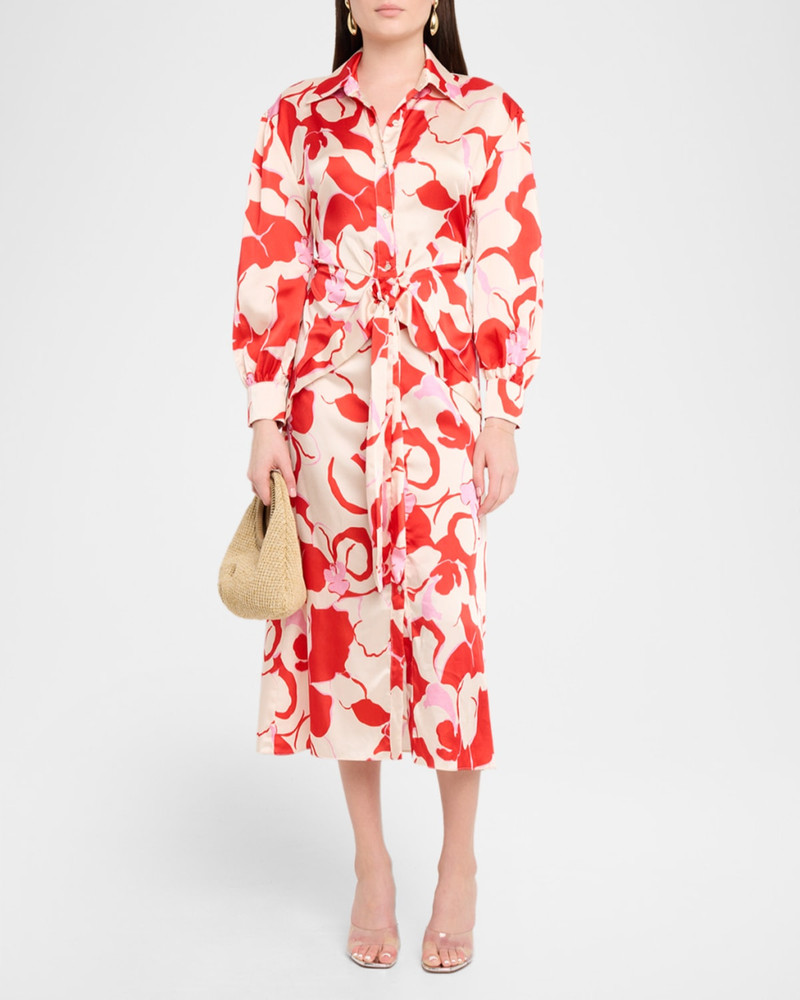 MISA Kasbah Floral Midi Shirtdress outlook