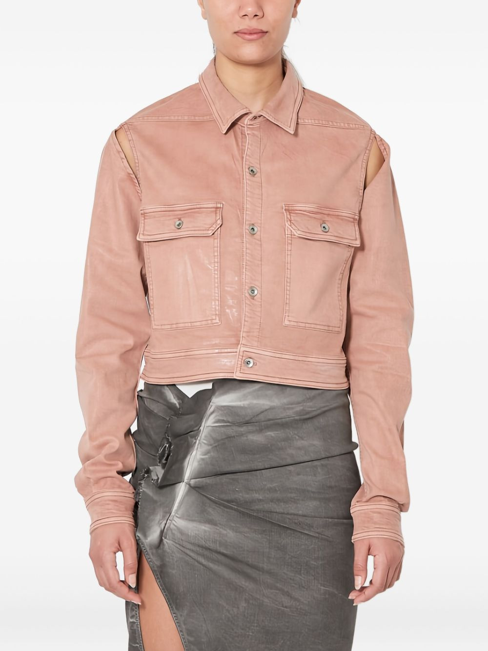 cut out-detail jacket - 2
