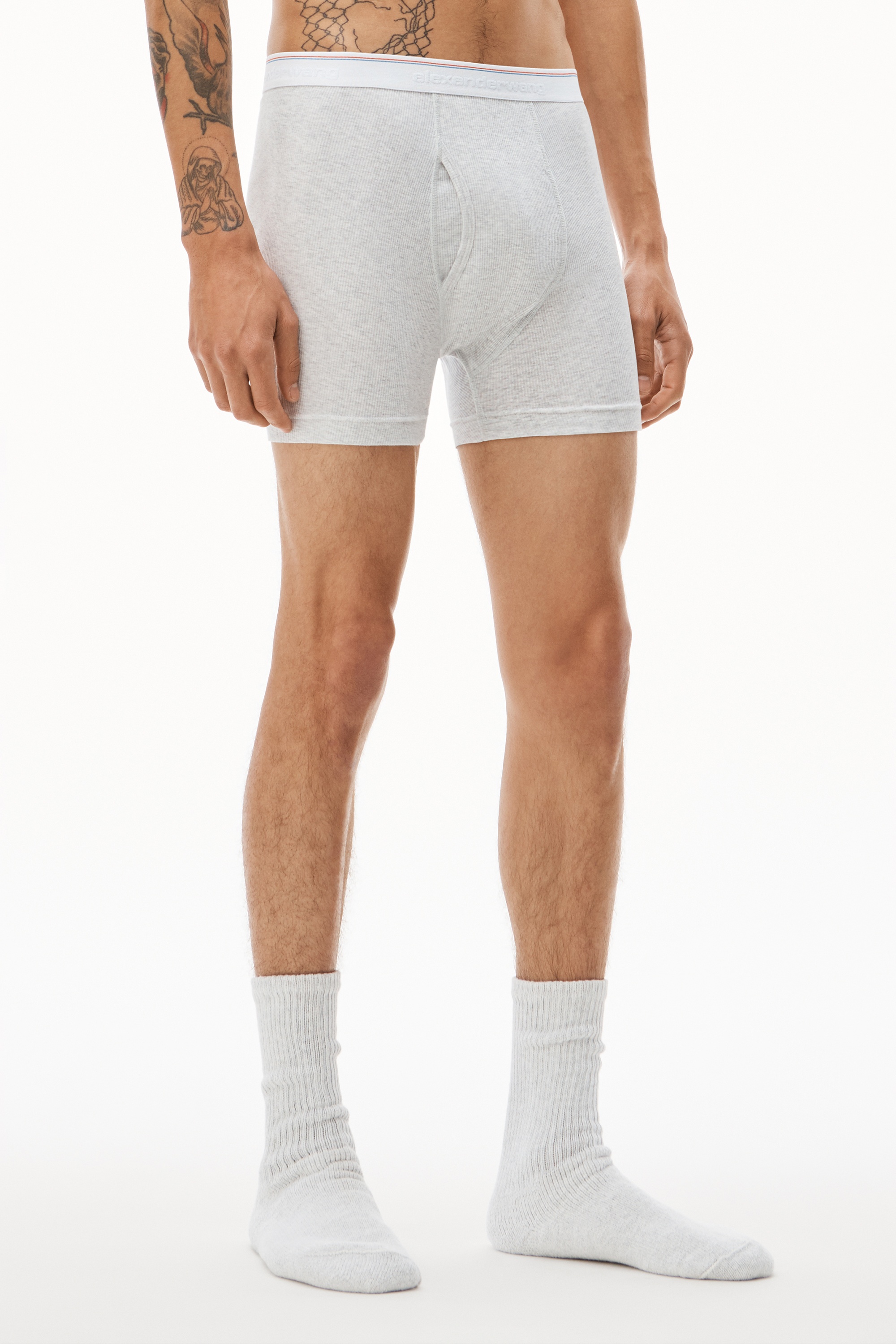 BOXER BRIEF IN RIBBED JERSEY - 3