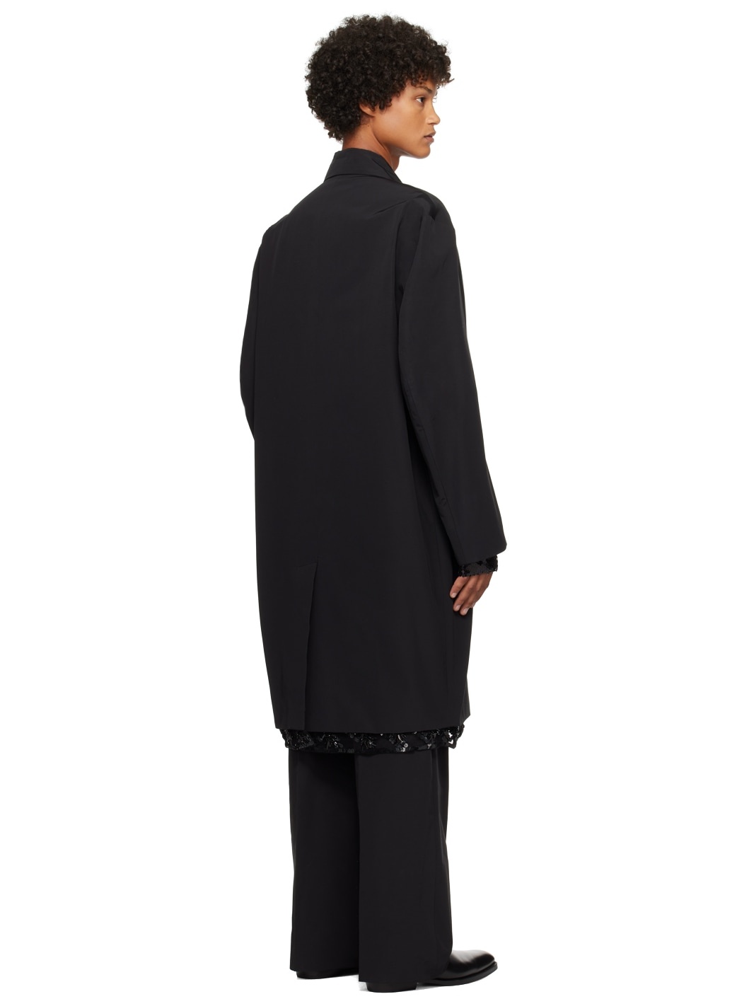 SSENSE Exclusive Black Kastor Coat - 3