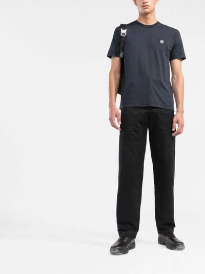 Stone Island Compass-motif cotton T-shirt outlook