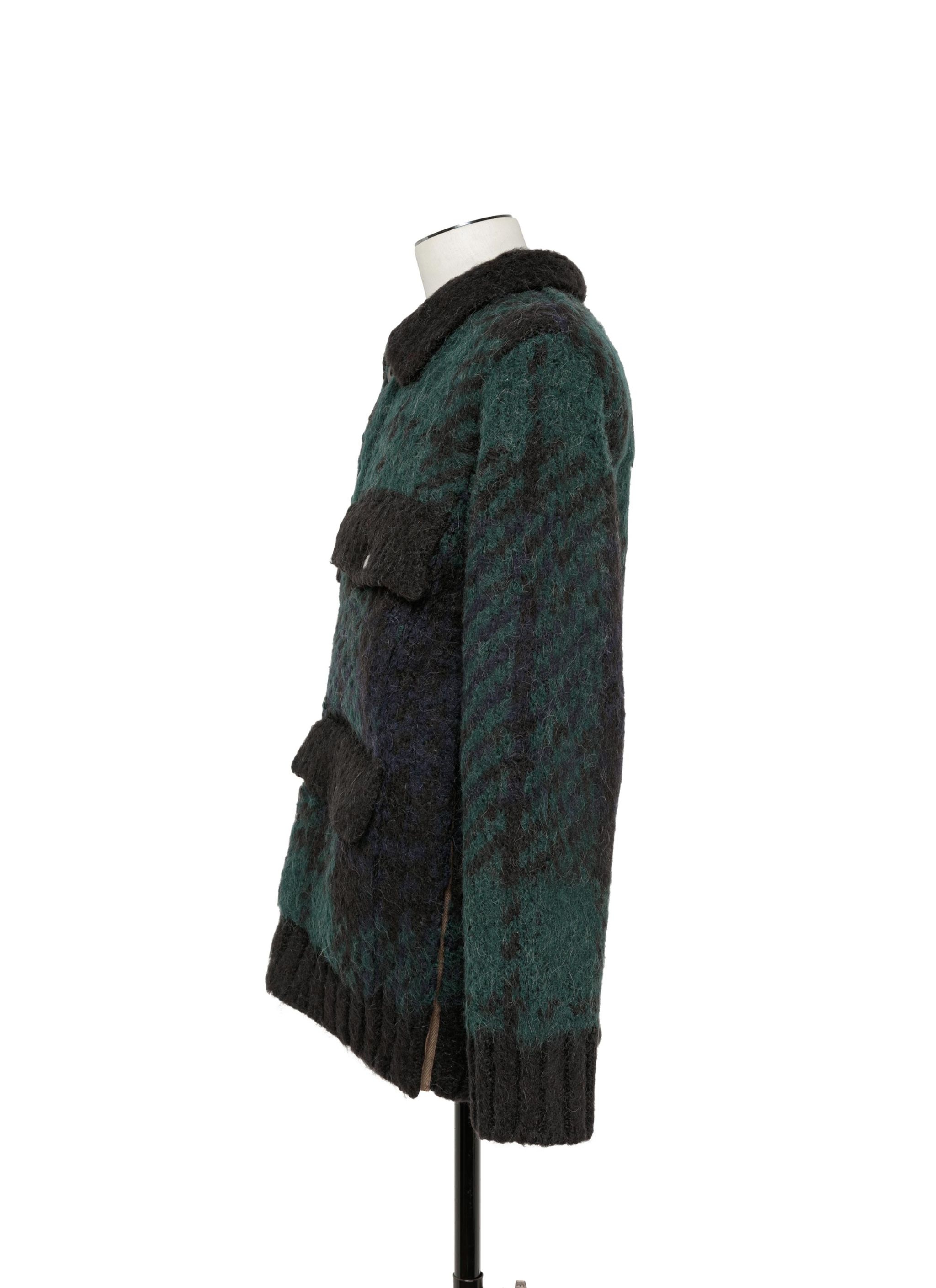 Jacquard Knit Blouson - 3