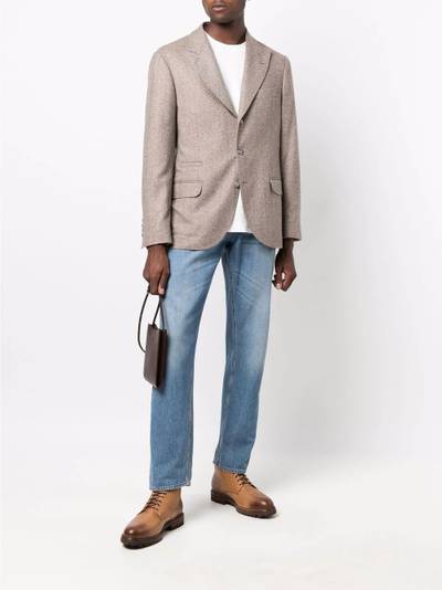 Brunello Cucinelli single-breasted blazer outlook