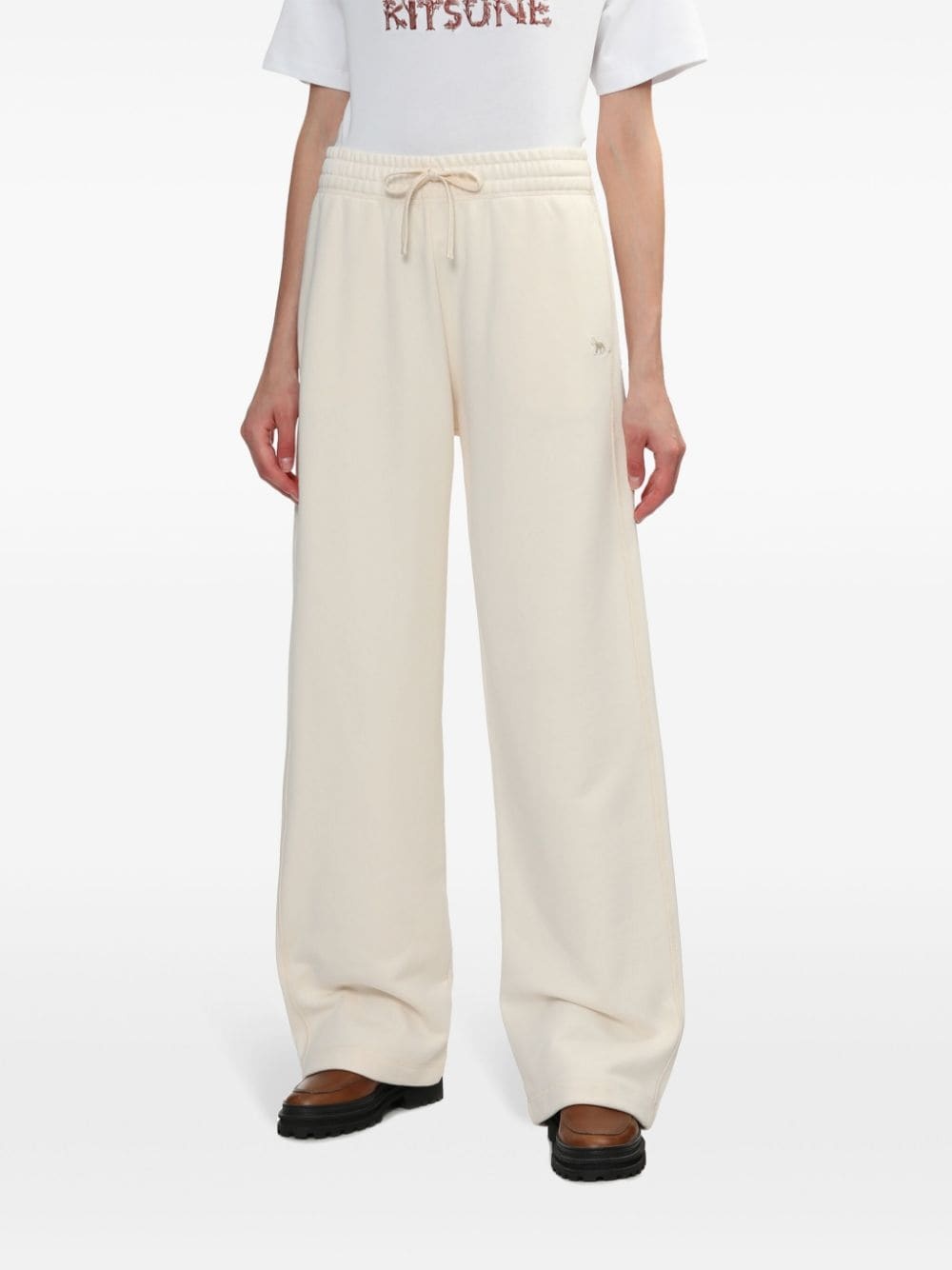 Baby Fox-appliqué track pants - 3