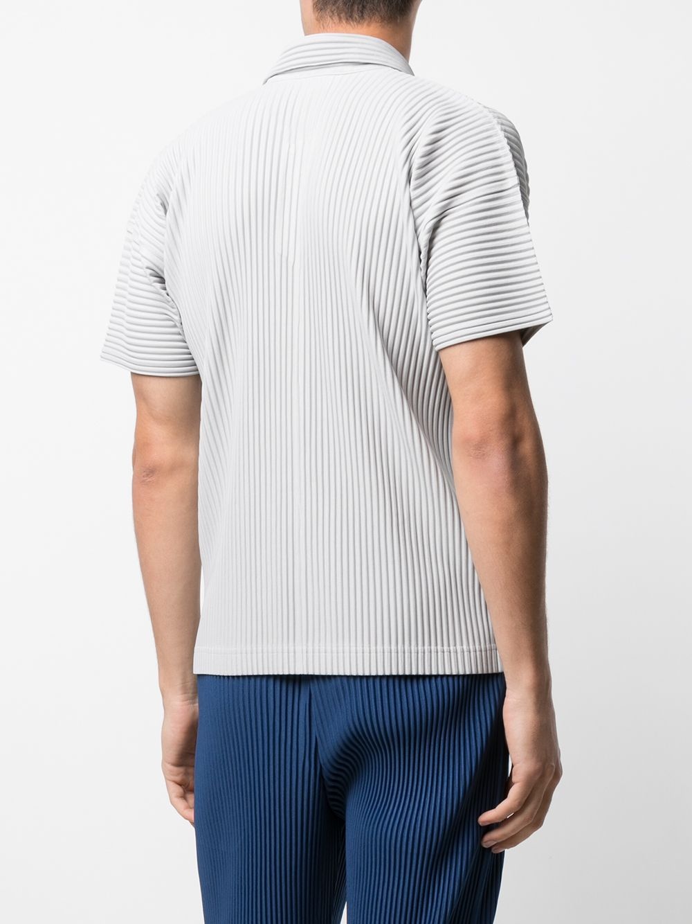 pleated polo shirt - 4