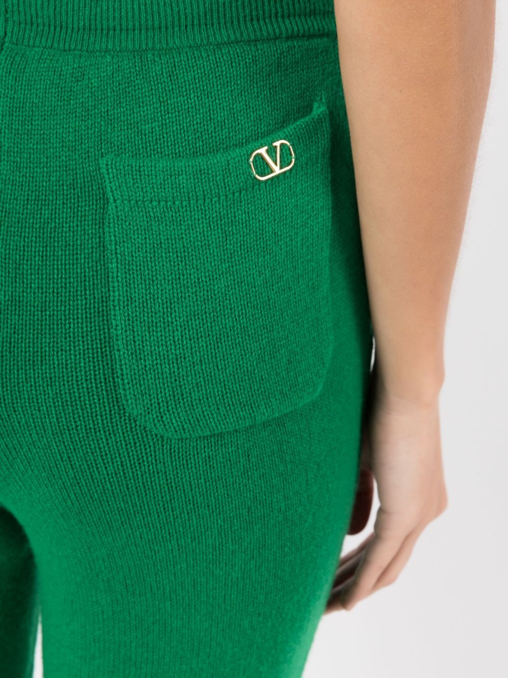 drawstring wool trousers - 5