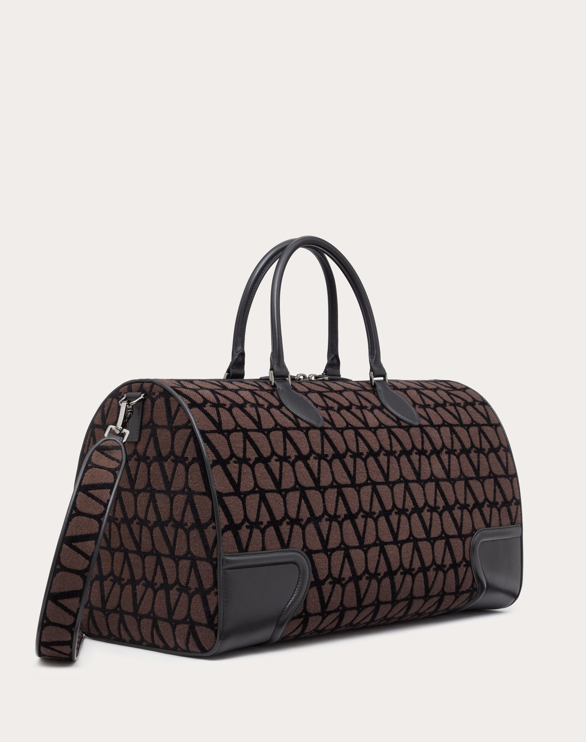 TOILE ICONOGRAPHE DUFFLE BAG WITH LEATHER DETAILING - 2