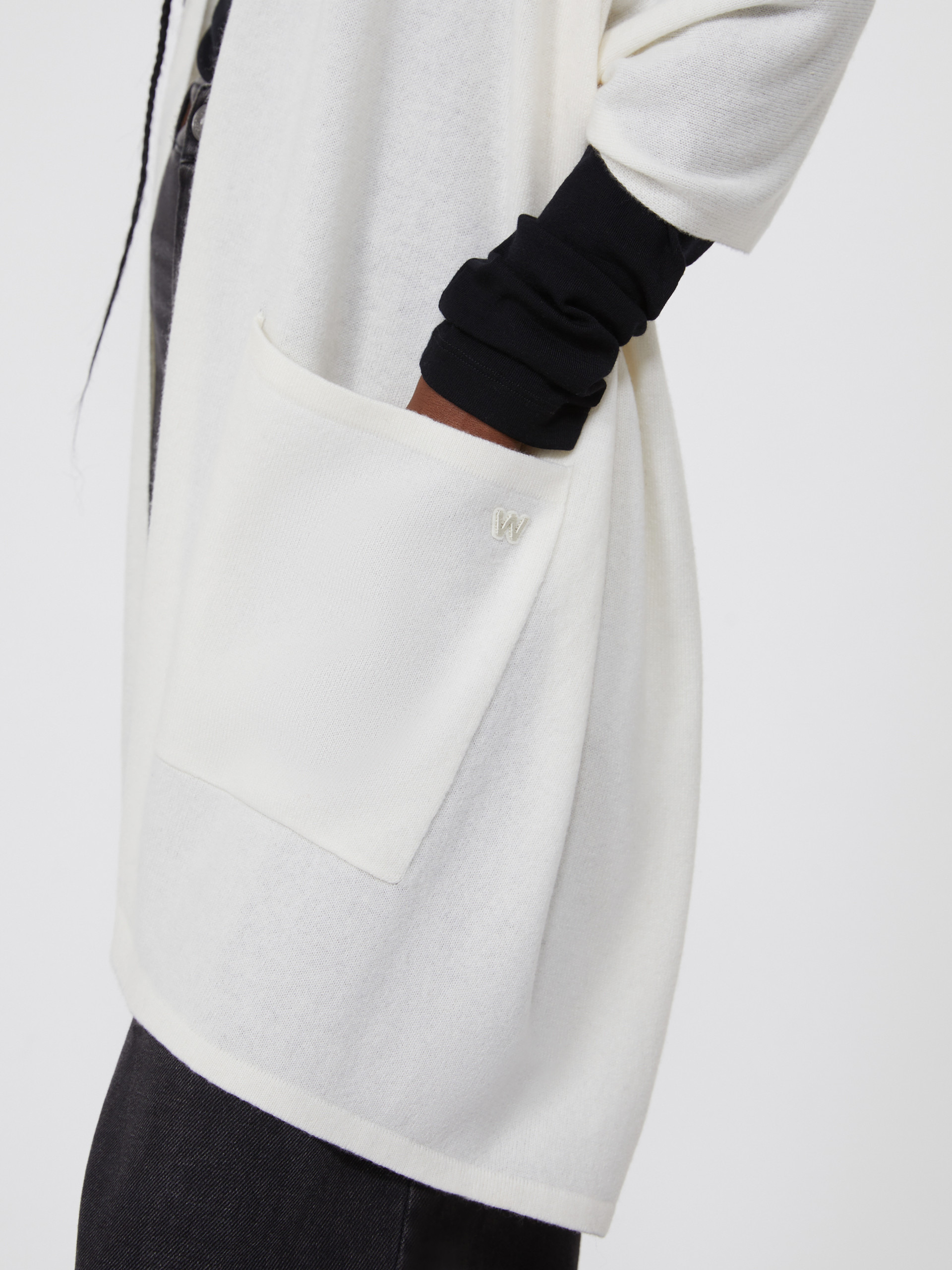 DELFINONEW Cashmere hooded shawl - 4