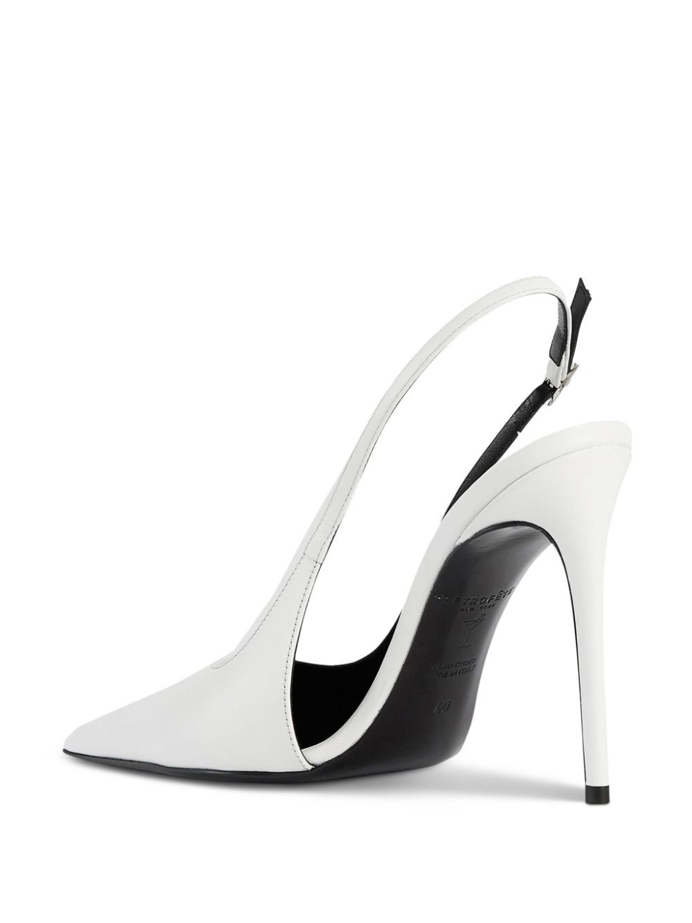 pointed-toe slingback pumps - 3