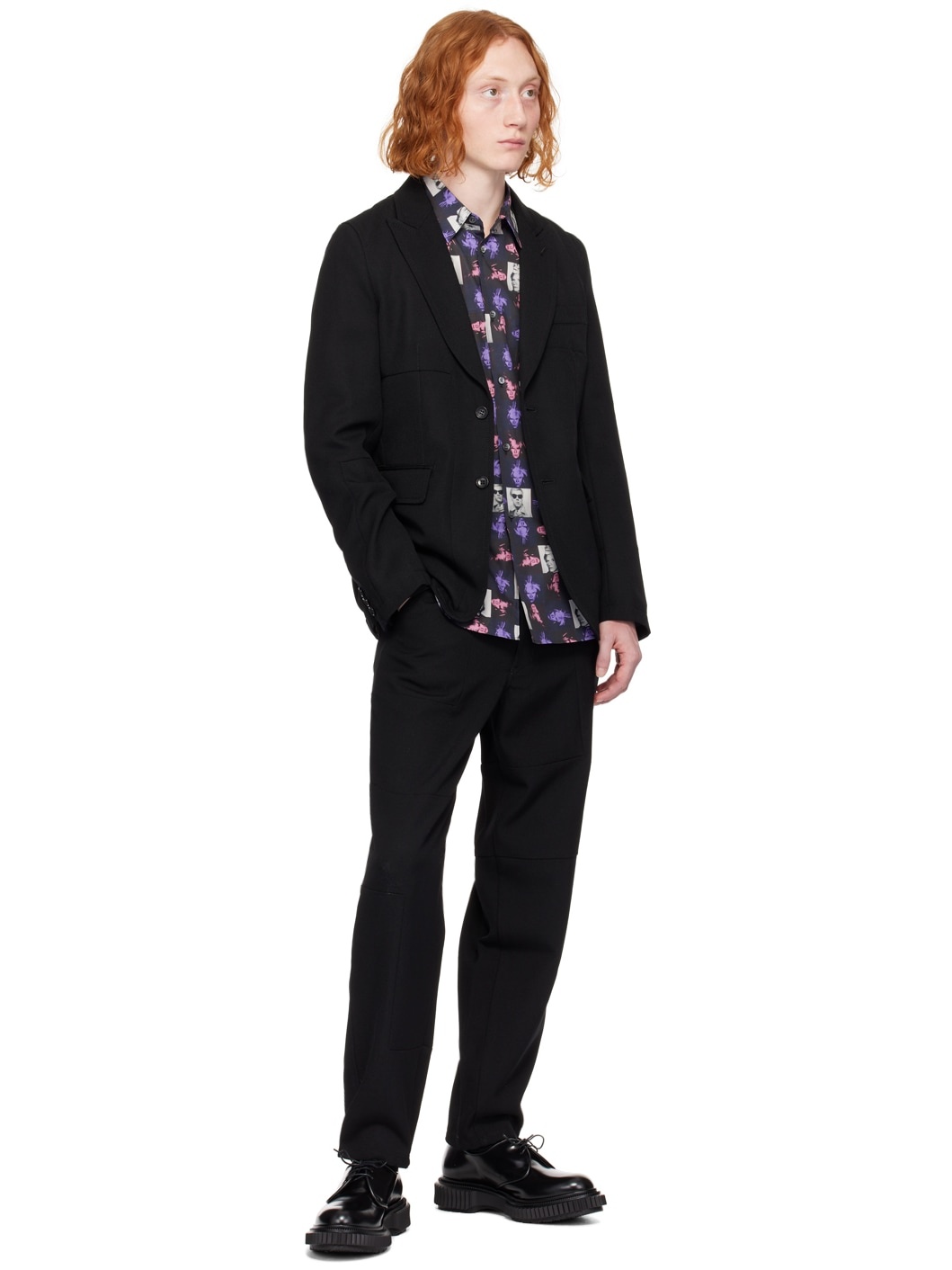 Black Printed Shirt - 4