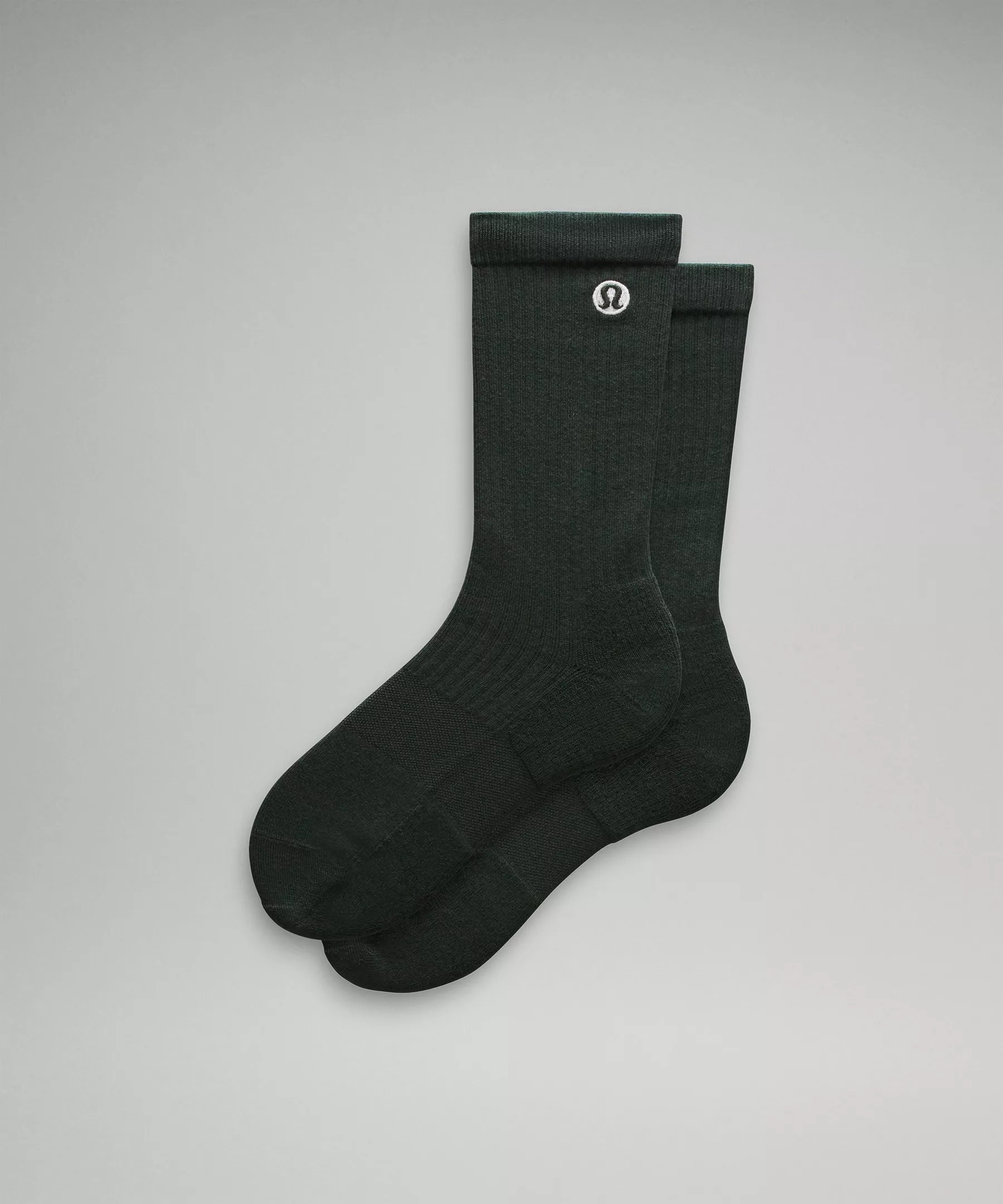 Men's Daily Stride Ribbed Comfort Crew Socks - 1