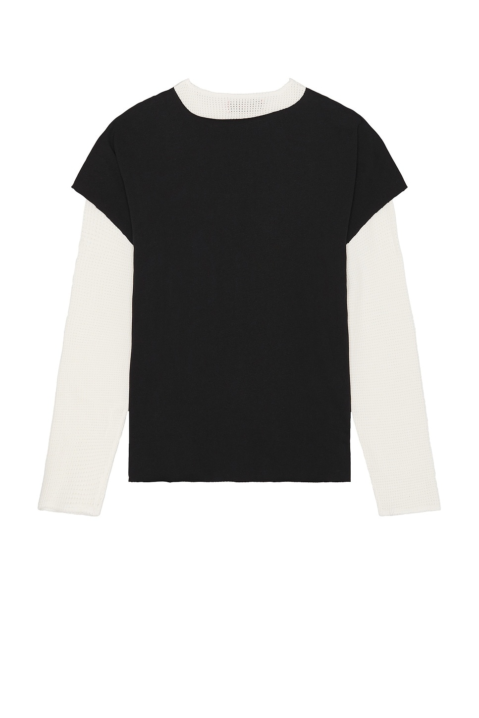 Double Layer Distressed Tee - 2
