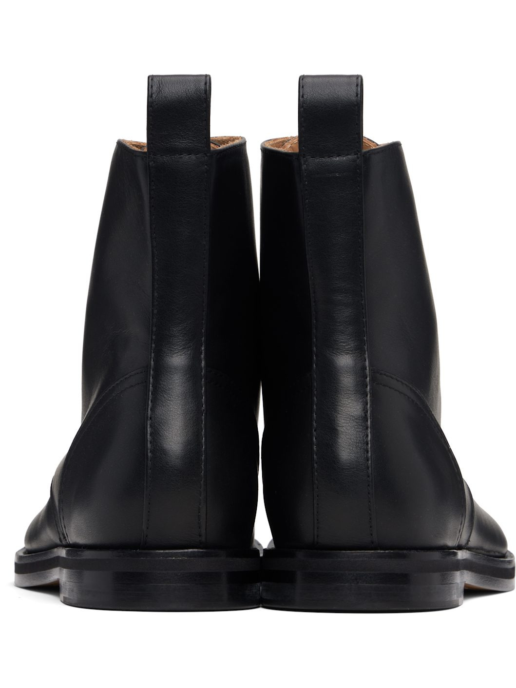 Black Loafer Boots - 2