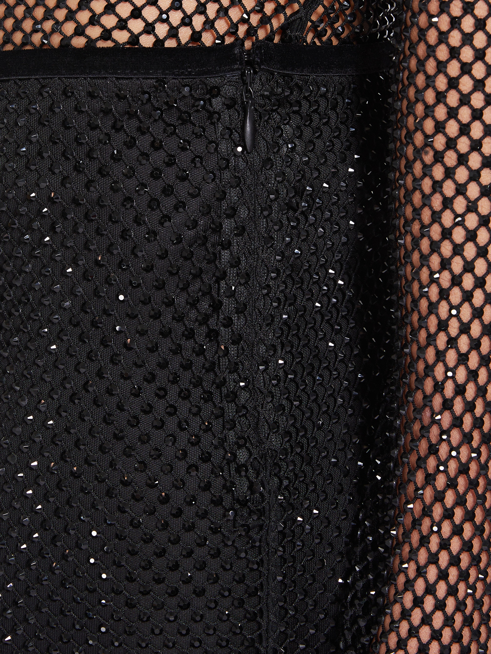 SENIOR Mesh skirt with rhinestones - 5