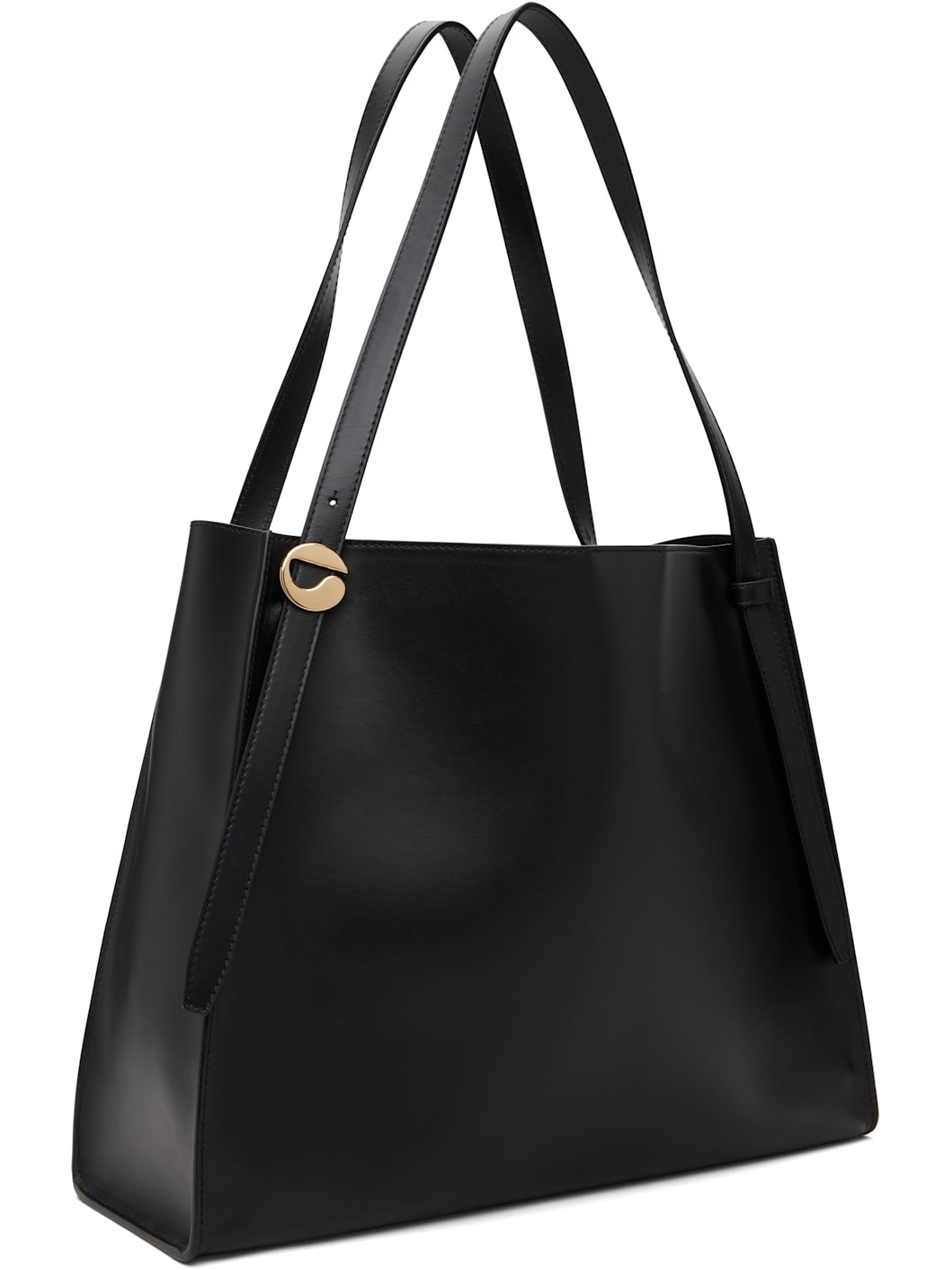 Black Logo Belt Tote - 3
