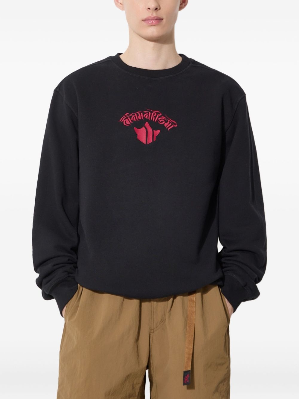 embroidered dragon sweatshirt - 2