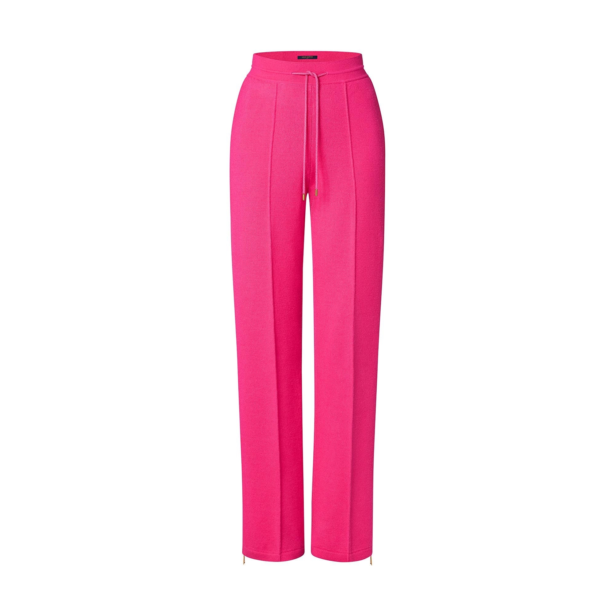Open Ankle Cashmere Loungewear Pants - 1