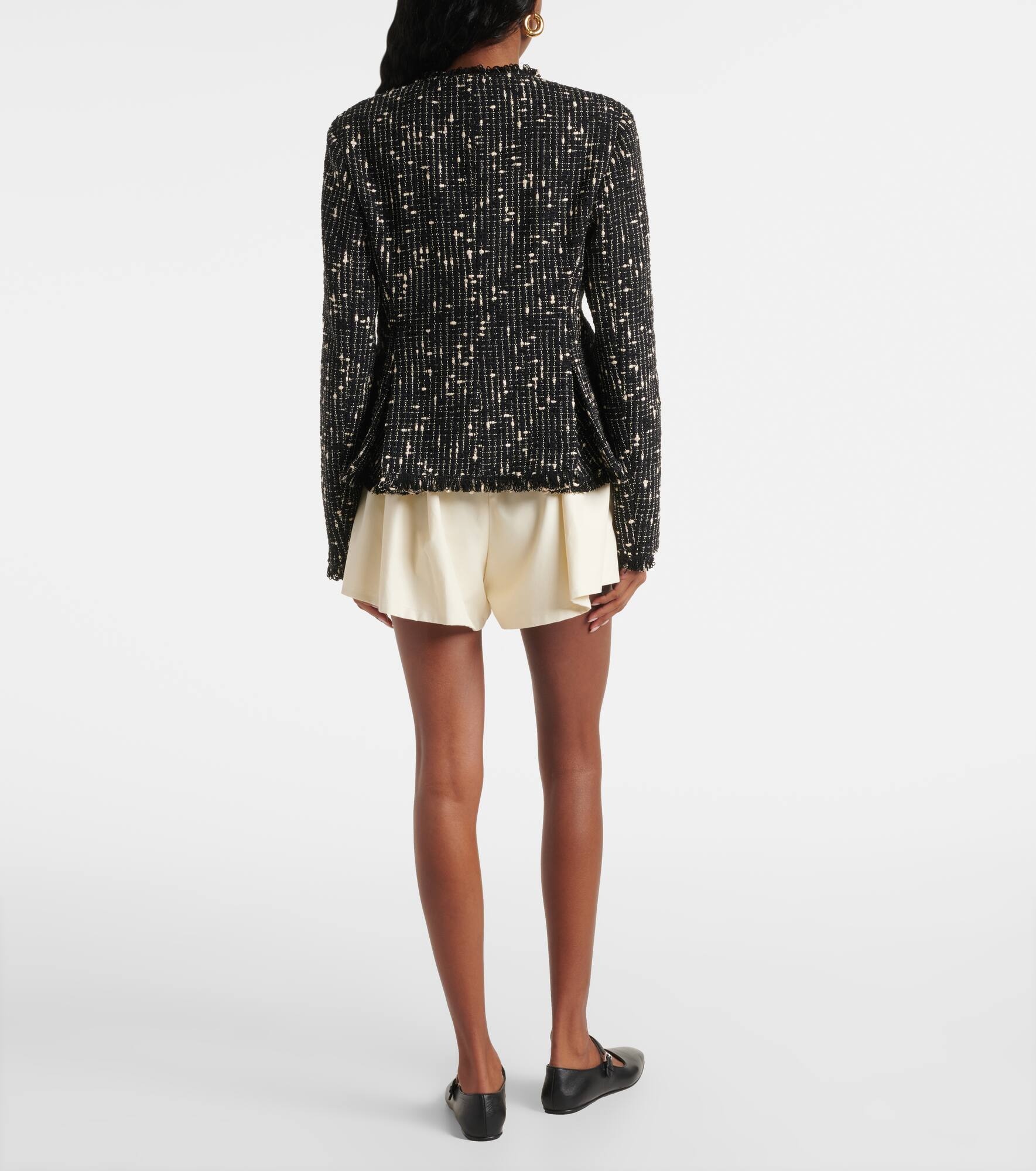 Verneuil peplum tweed jacket - 3