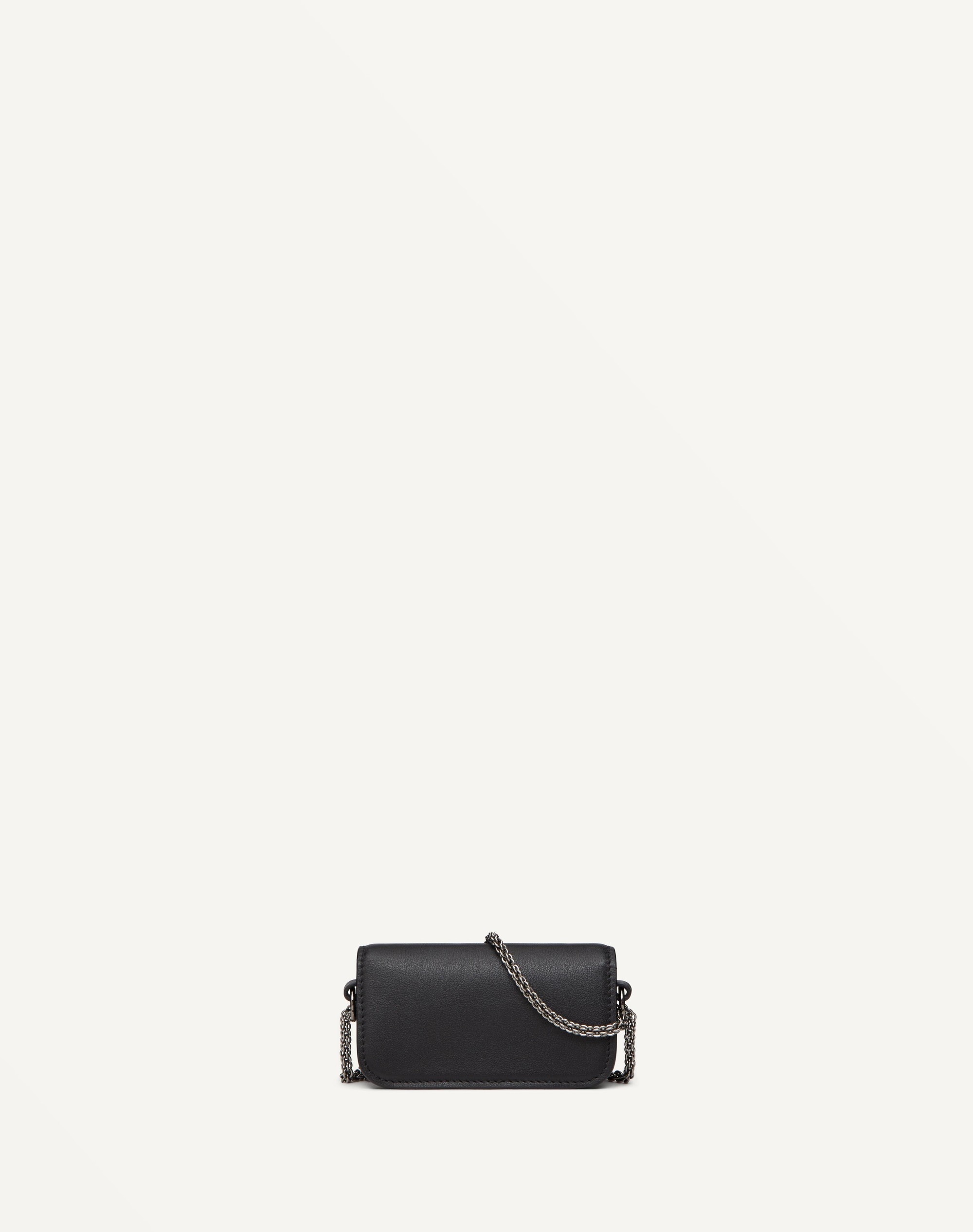 VALENTINO GARAVANI LOCÒ MICRO BAG WITH CHAIN AND JEWEL LOGO - 3