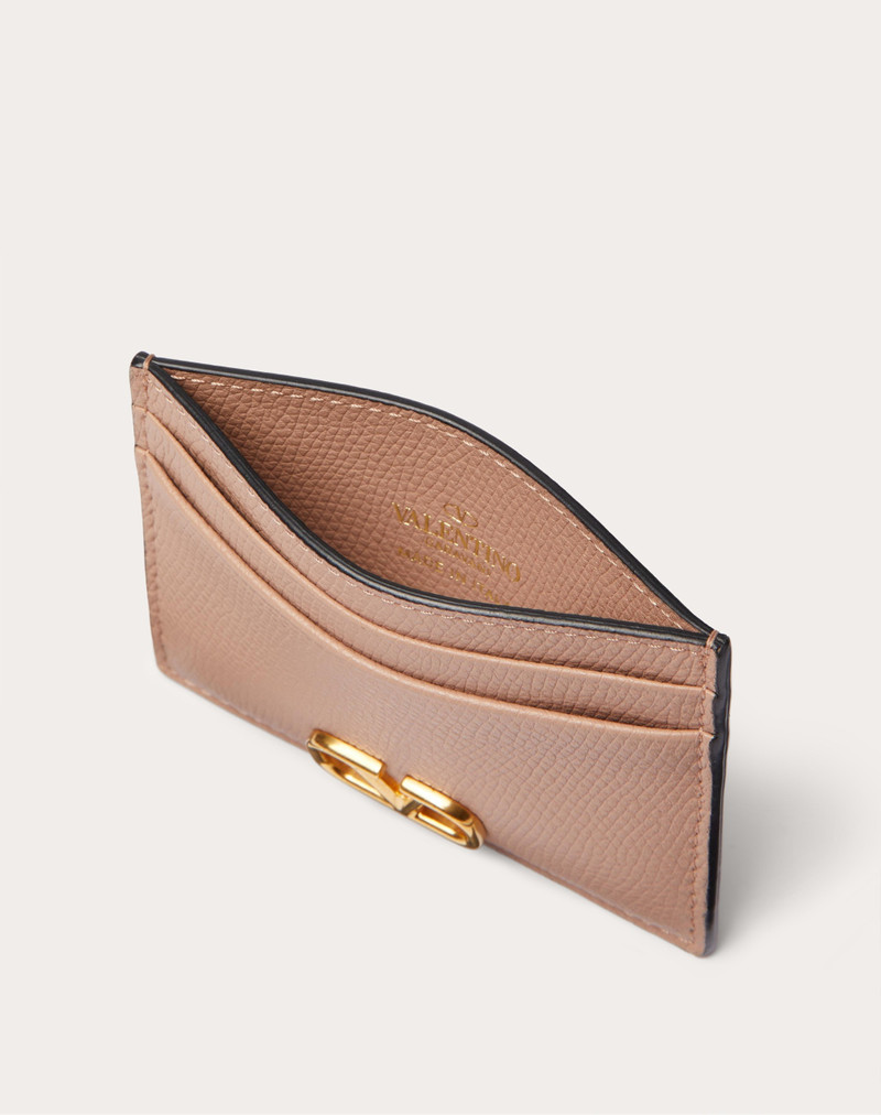Valentino VLOGO SIGNATURE GRAINY CALFSKIN CARDHOLDER outlook
