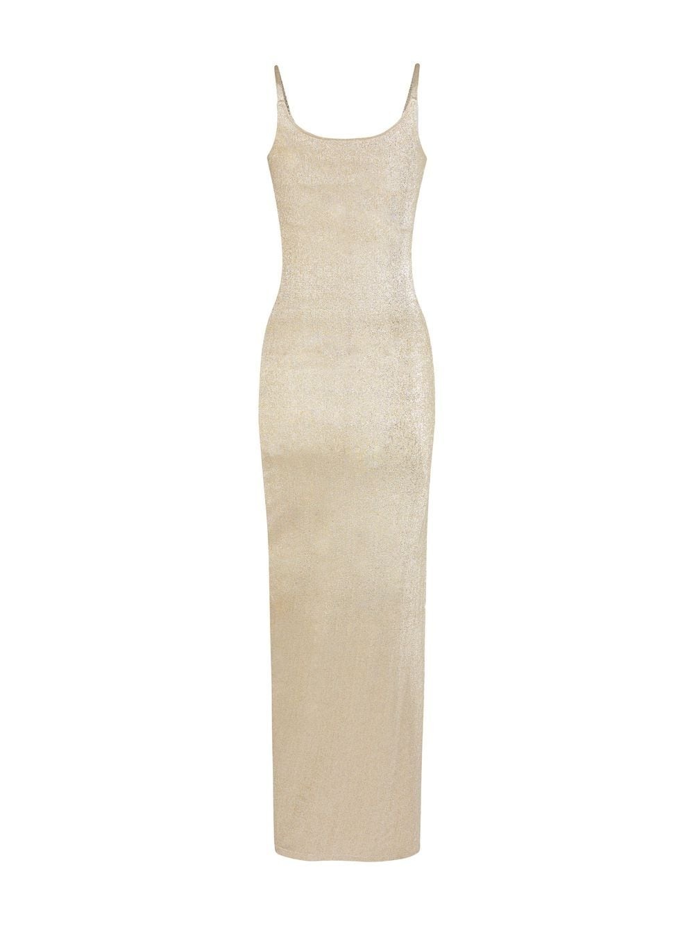 button-embellished ruched maxi dress - 4