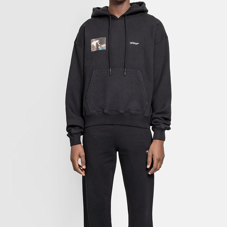 Men's Off-White c/o Virgil Caravaggio Printing Black OMBB037E20FLE0041010 - 4