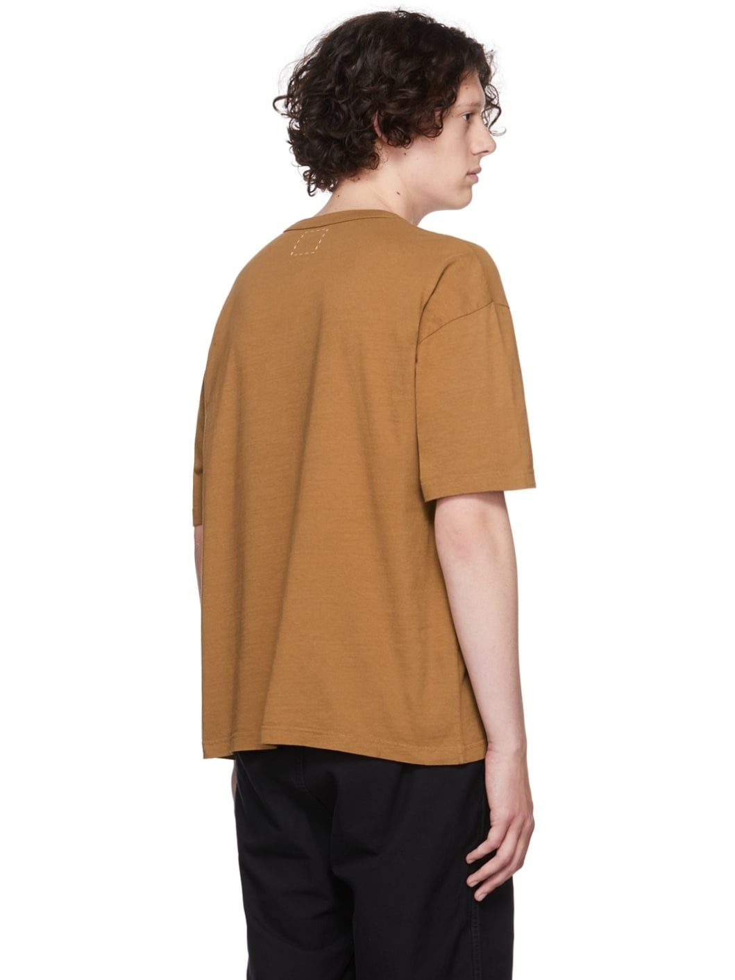 Brown Cotton T-Shirt - 3