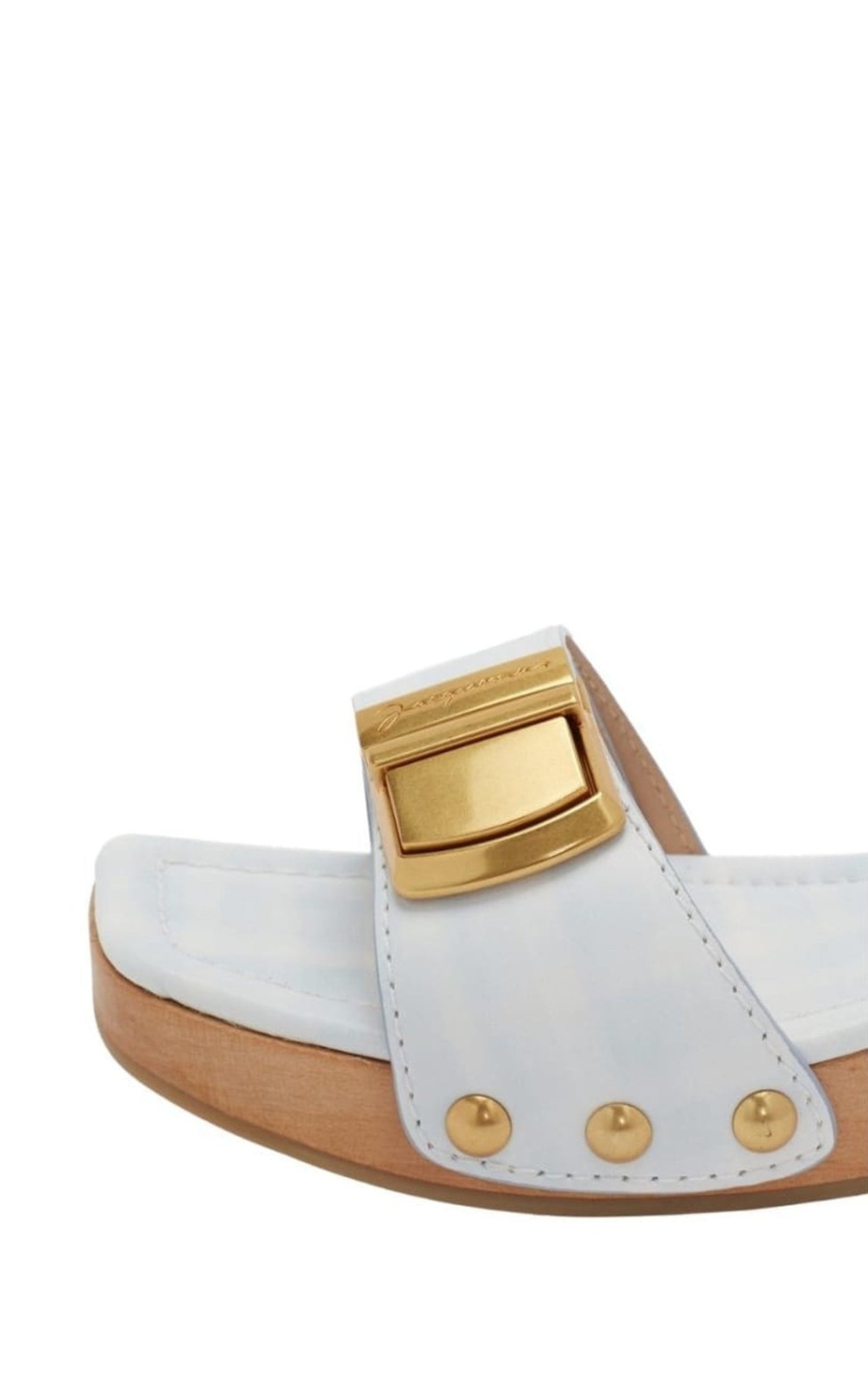 Les Tatanes Leather Slides Sandals - 4