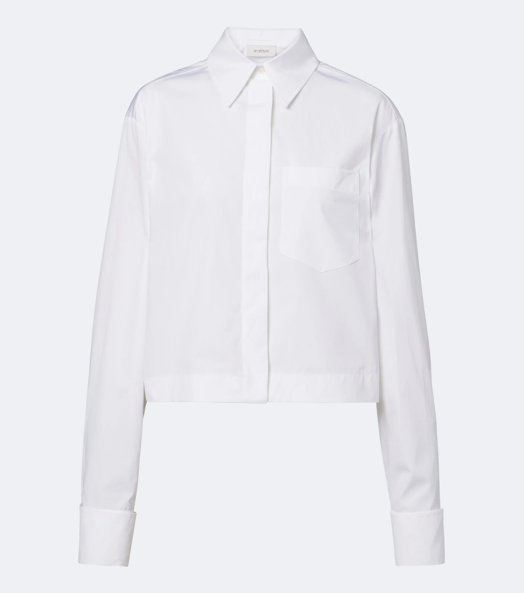 Cotton poplin shirt - 1