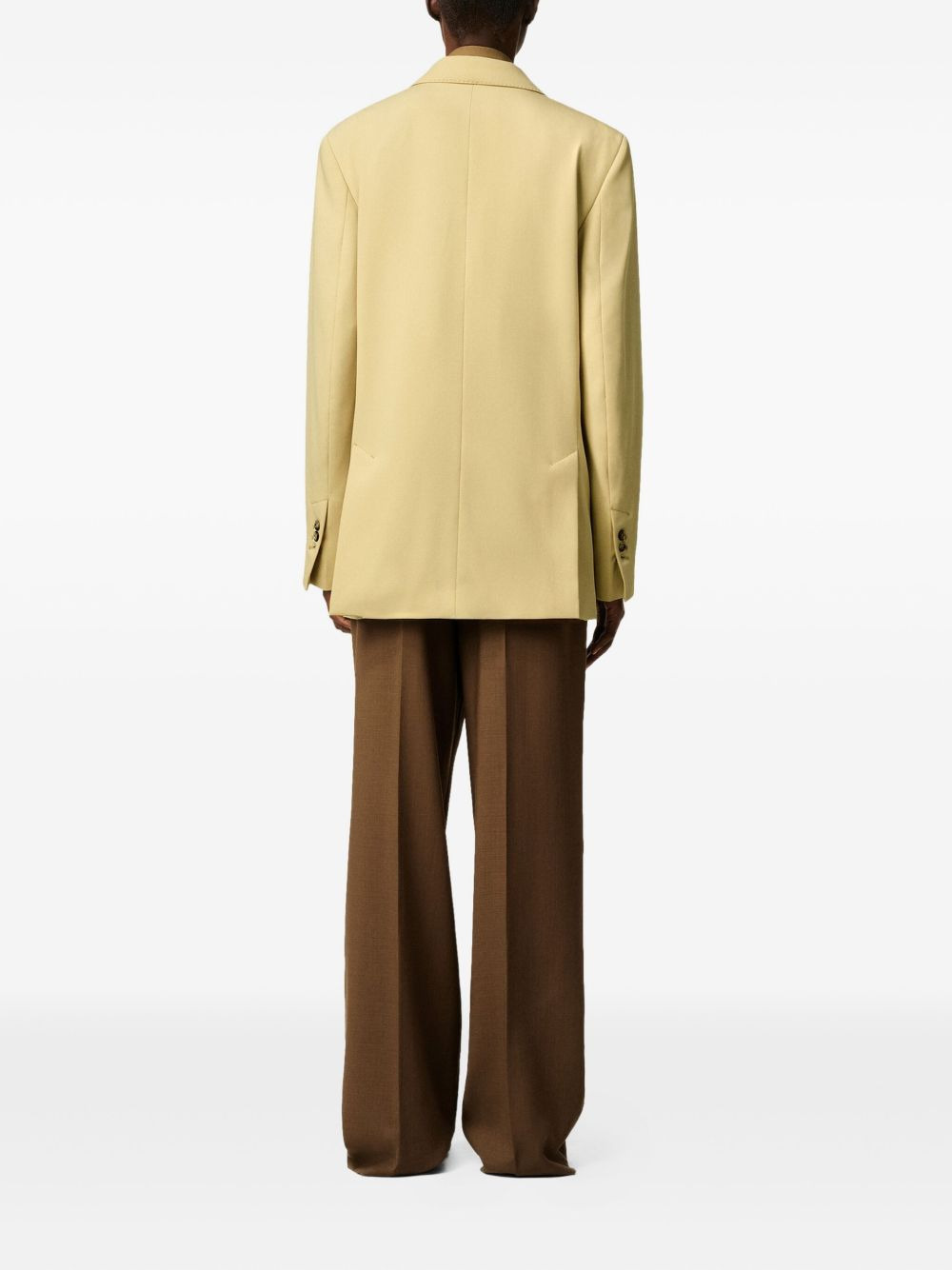 two-button wool jacket - 4