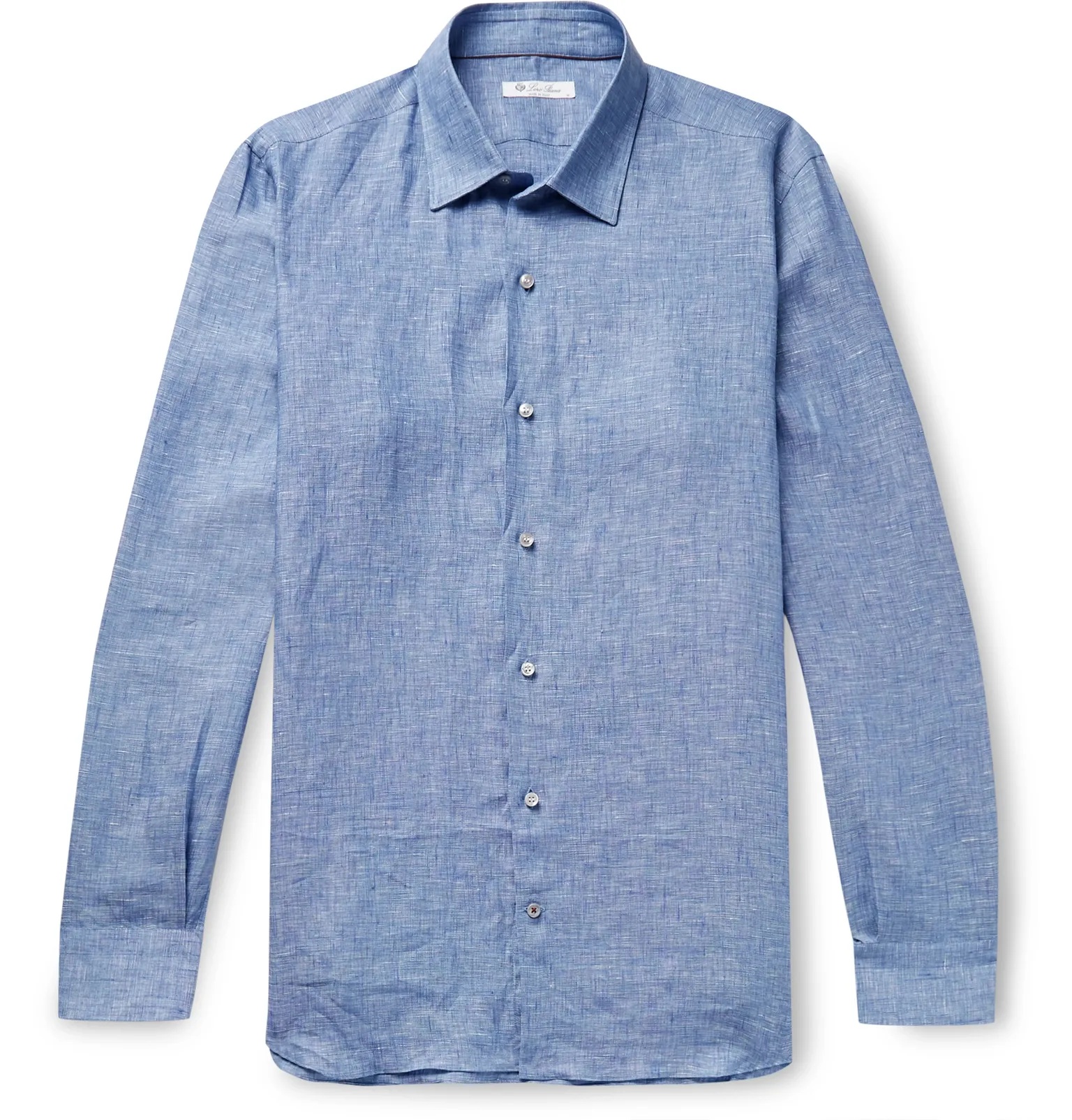 Mélange Slub Linen Shirt - 1