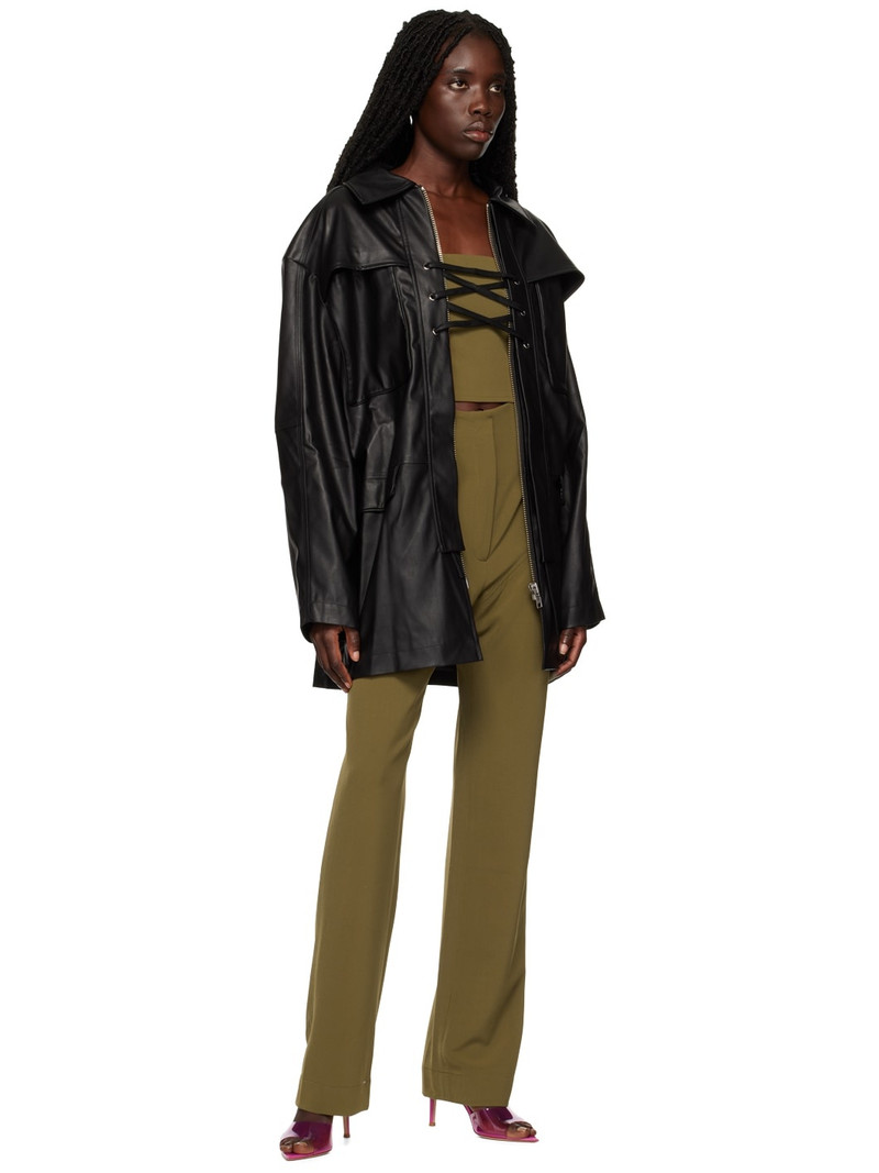 Paris Georgia Taupe Bootleg Trousers outlook