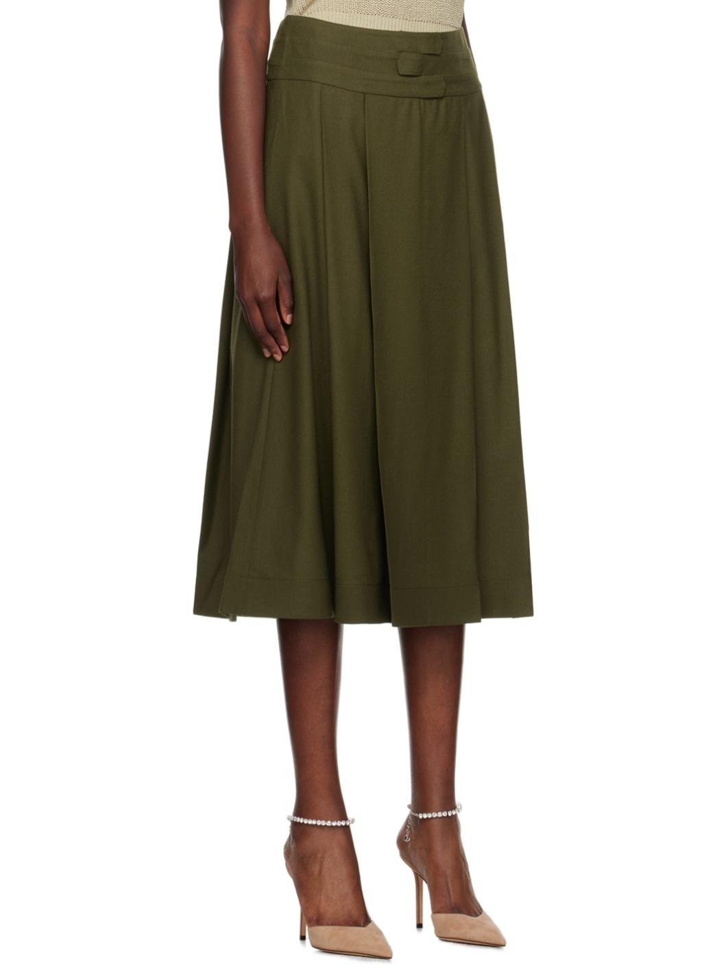 Green Pieri Maxi Skirt - 2