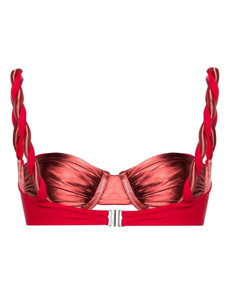 ISA BOULDER Chunky Rope underwire bikini top outlook