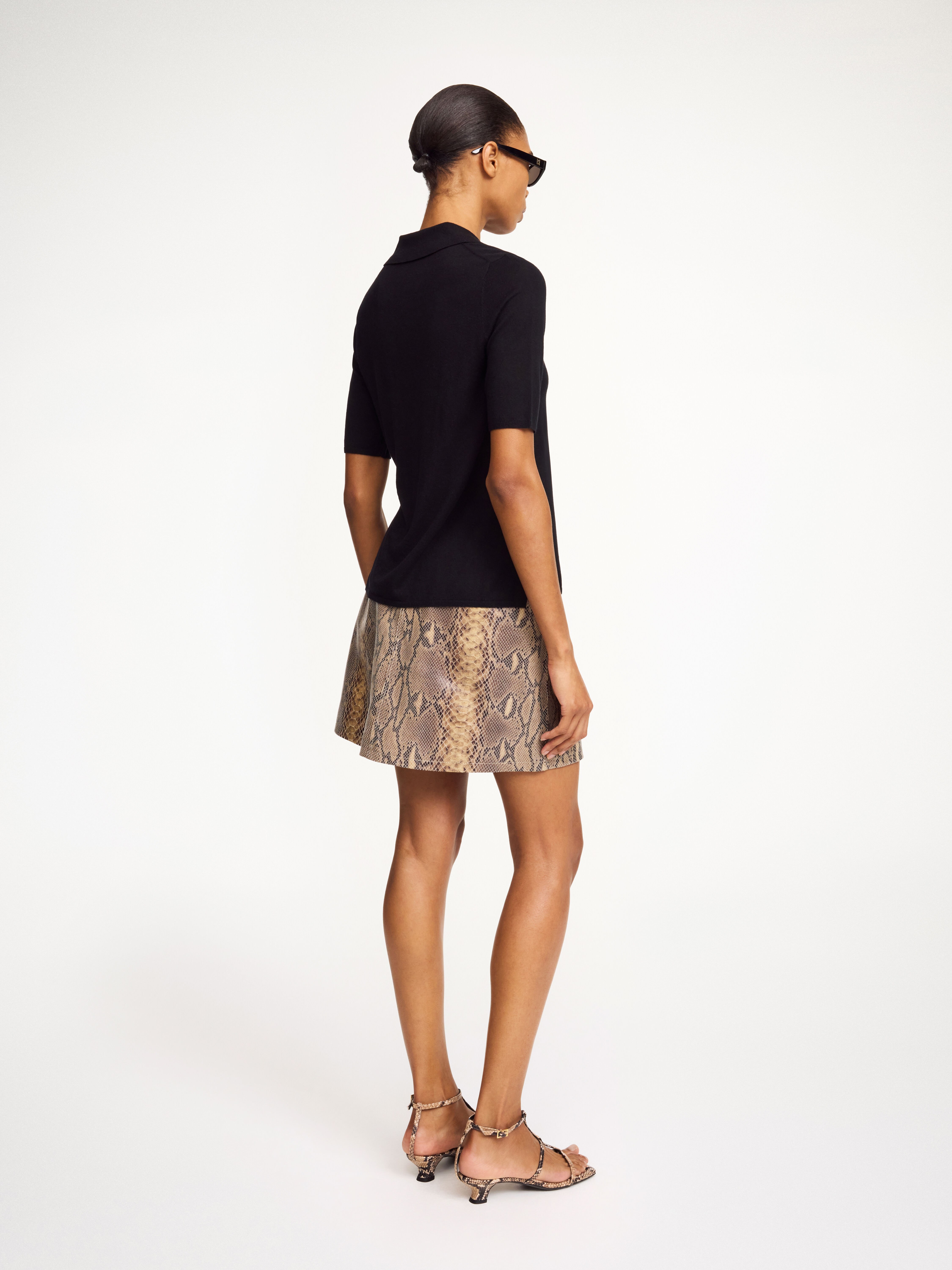 Coras leather skirt - 3