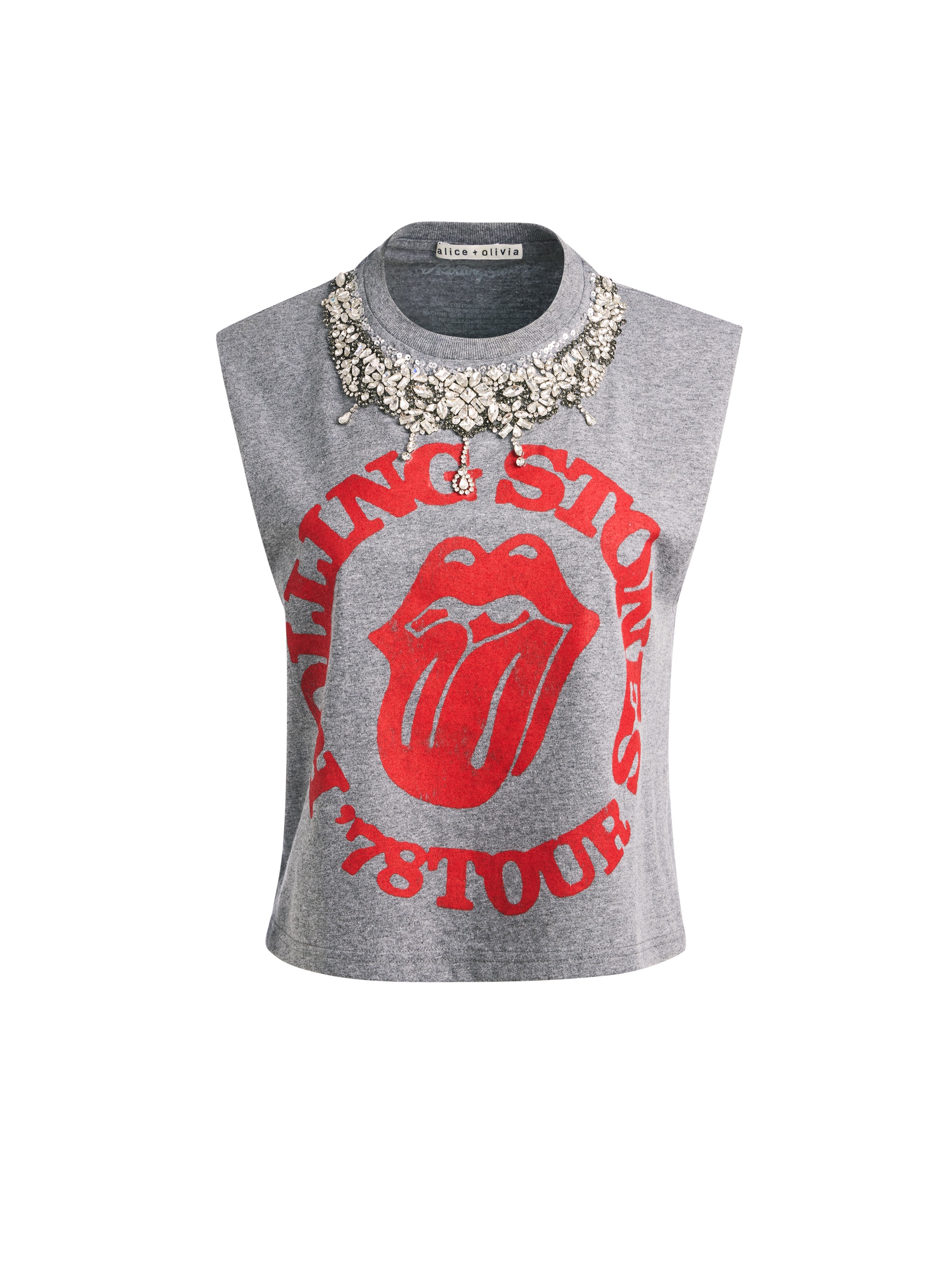 MICAH EMBELLISHED MUSCLE TANK - 1