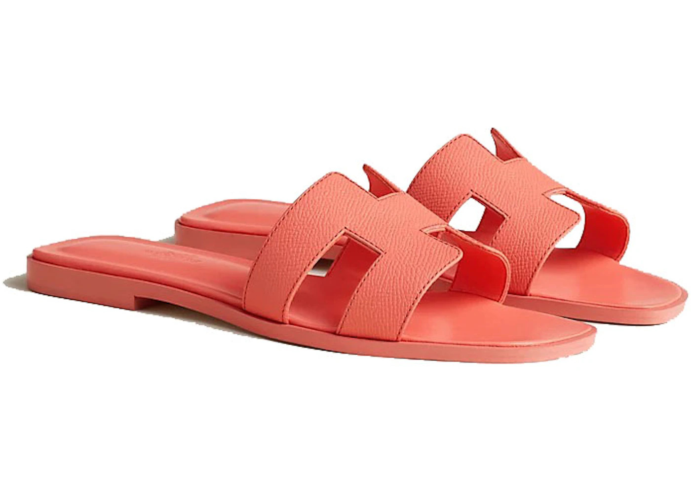 Hermes Oran Sandal Orange Joey Epsom Calfskin - 2