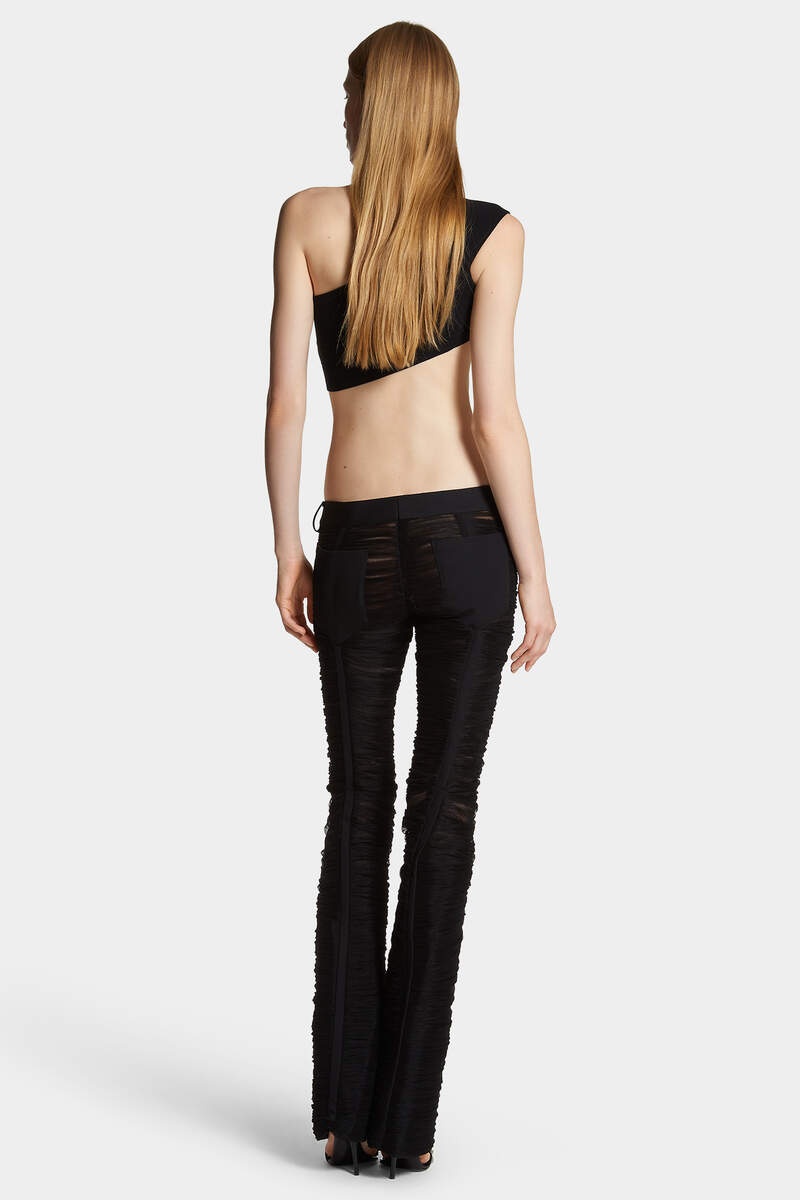 ONE SEAM DRAPED SEXY PANT - 4