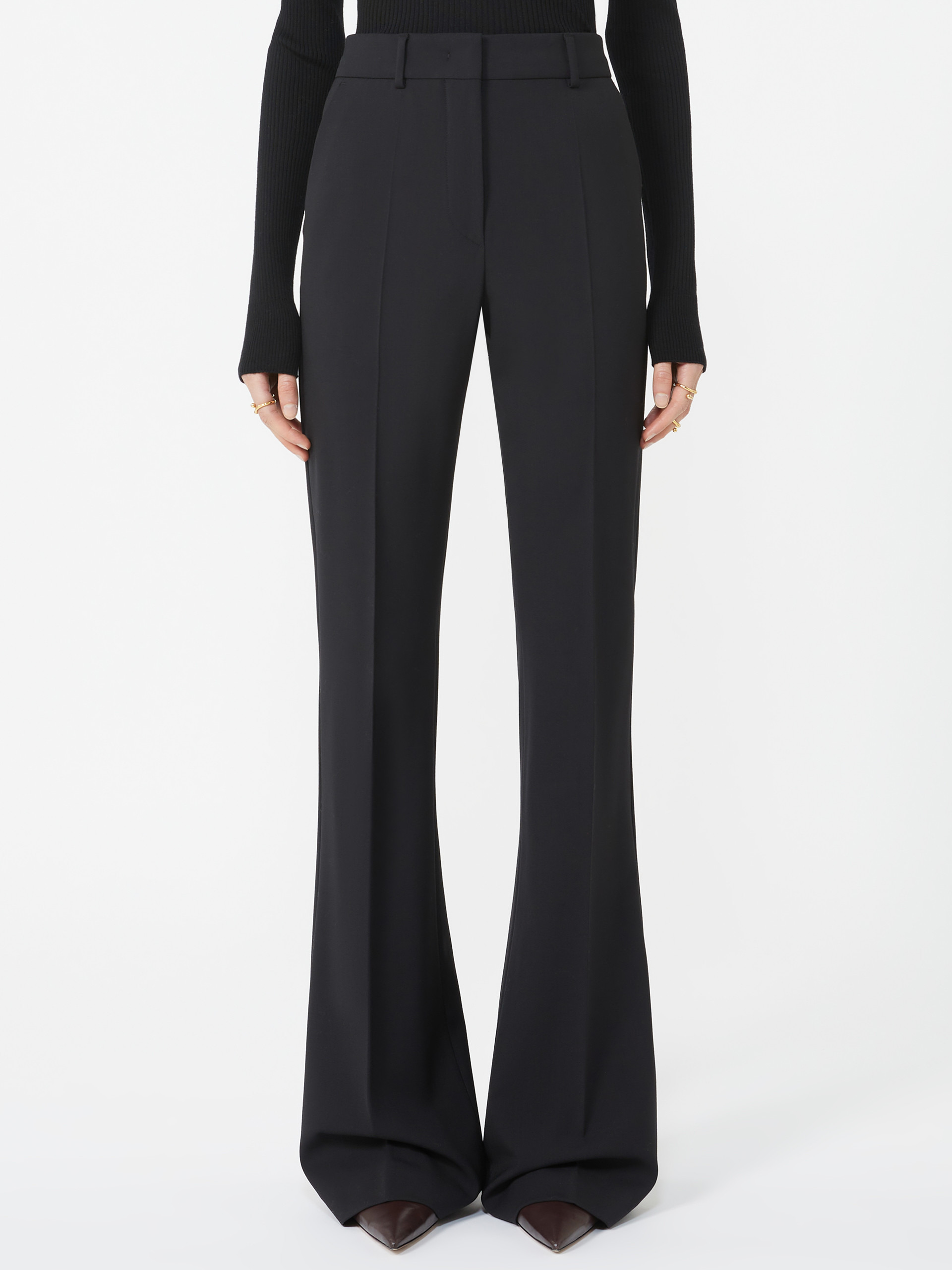 FEBE Slim flared trousers - 3